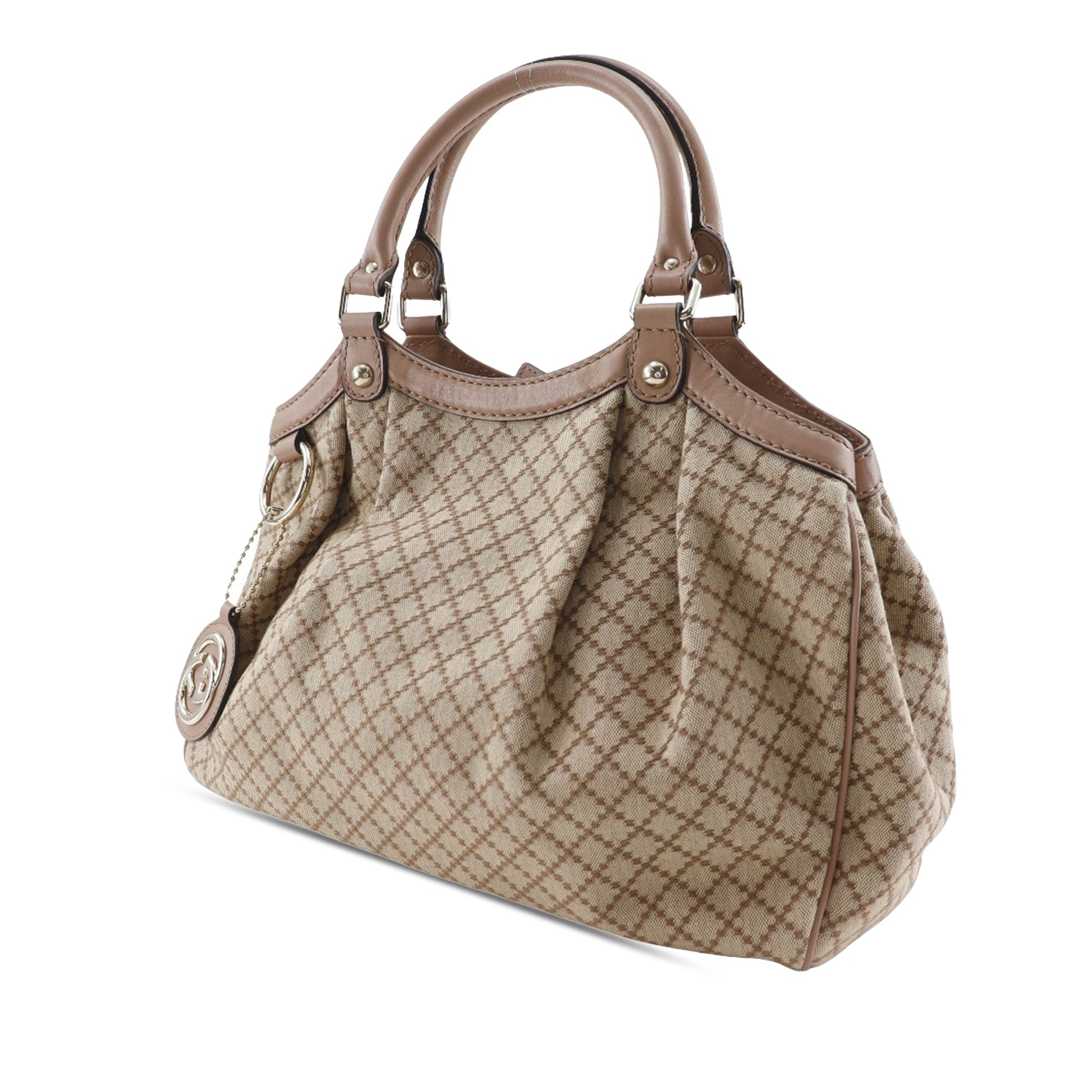 Gucci Medium Diamante Canvas Sukey Tote