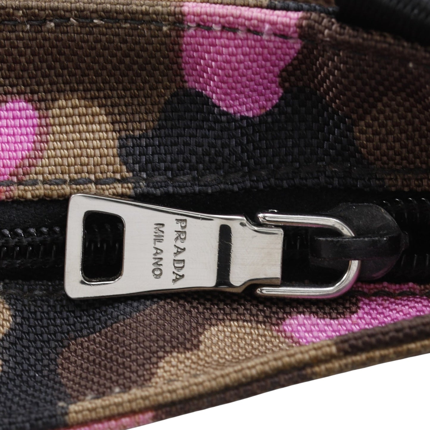 Prada Tessuto Camouflage Zip Top Crossbody