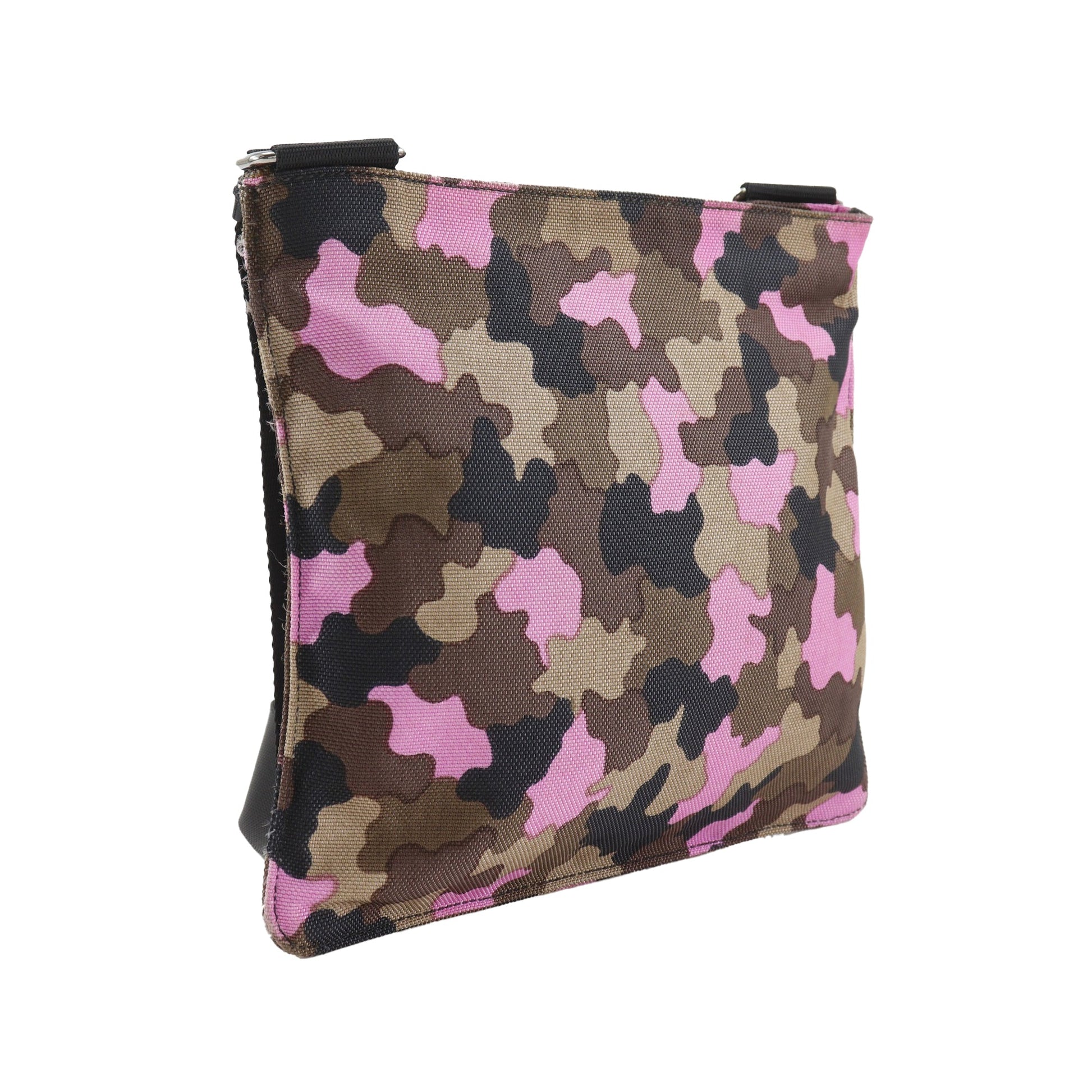 Prada Tessuto Camouflage Zip Top Crossbody