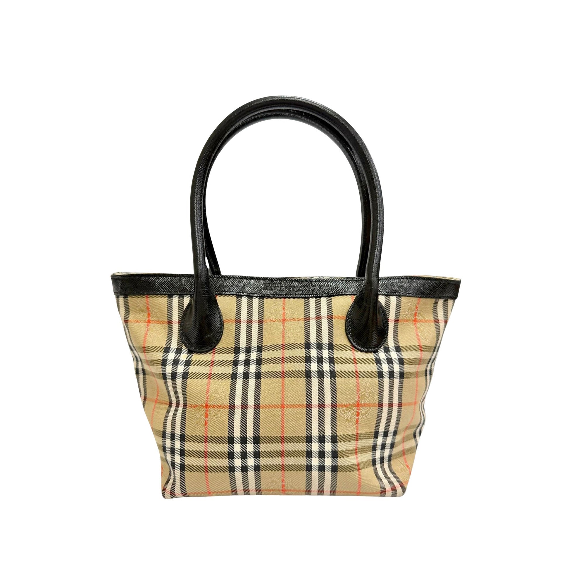 Burberry Haymarket Check Canvas Tote