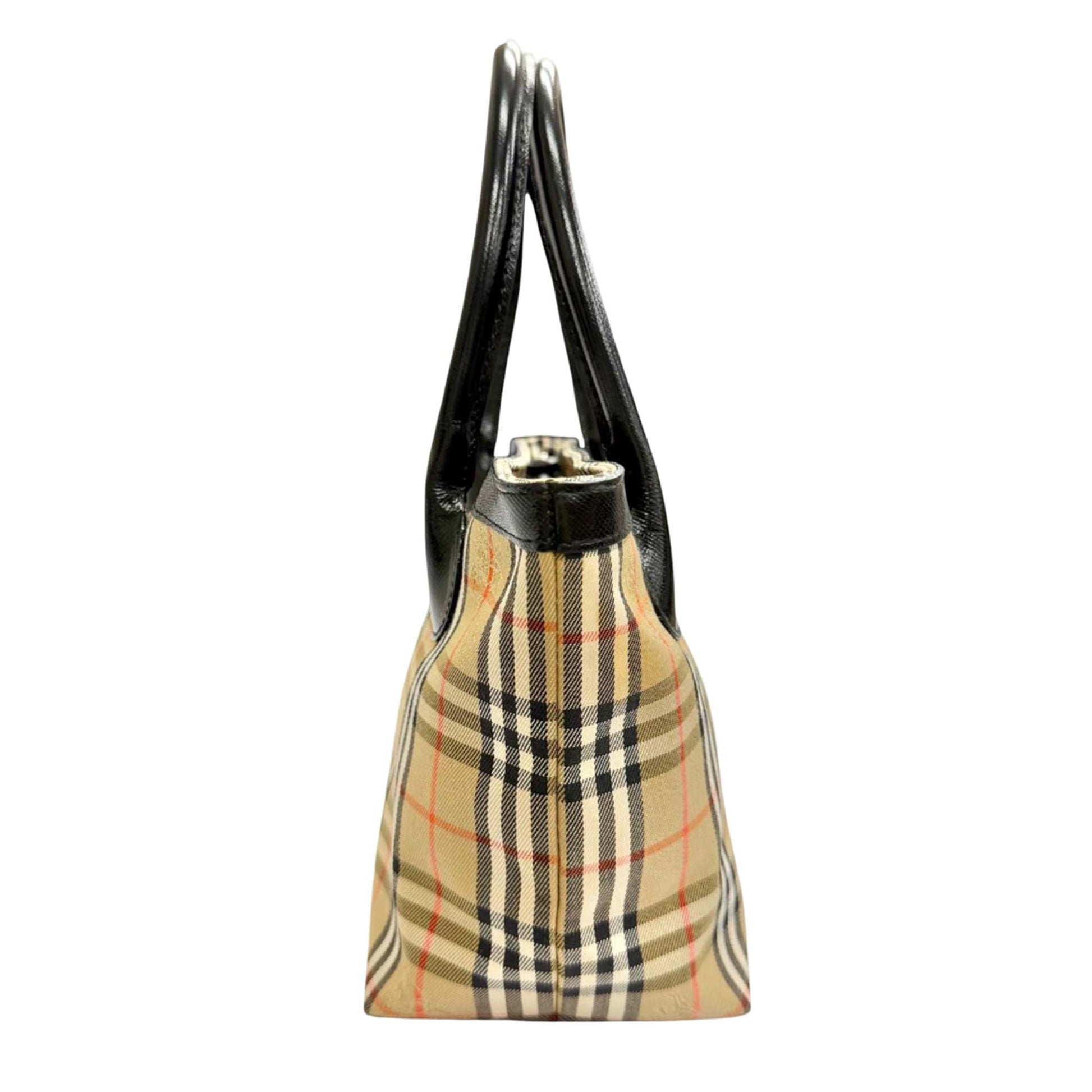 Burberry Haymarket Check Canvas Tote