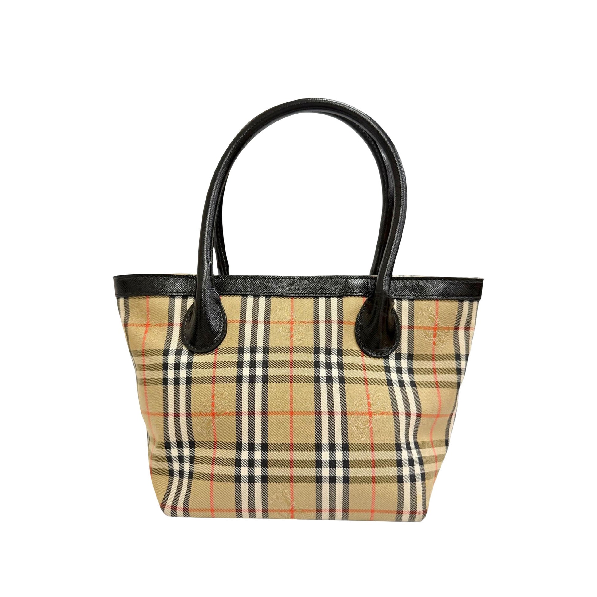 Burberry Haymarket Check Canvas Tote