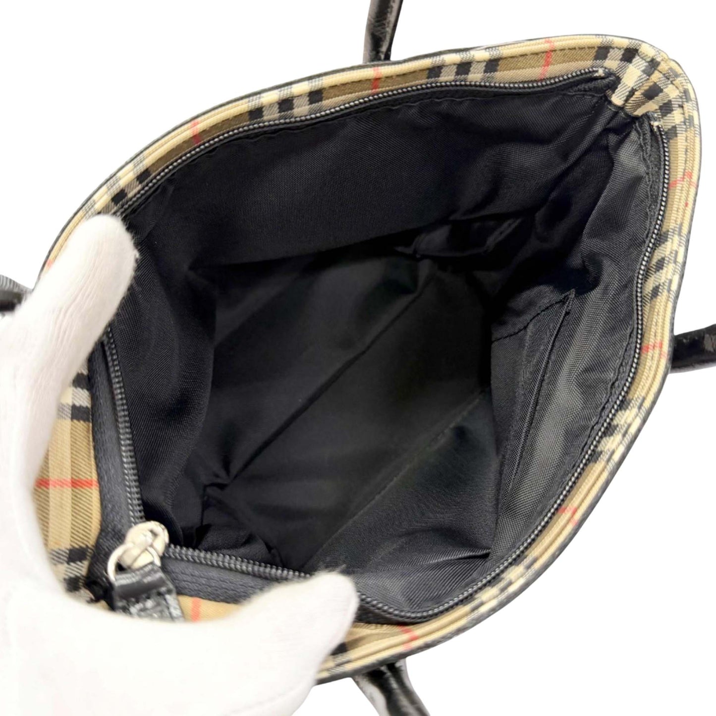 Burberry Haymarket Check Canvas Tote