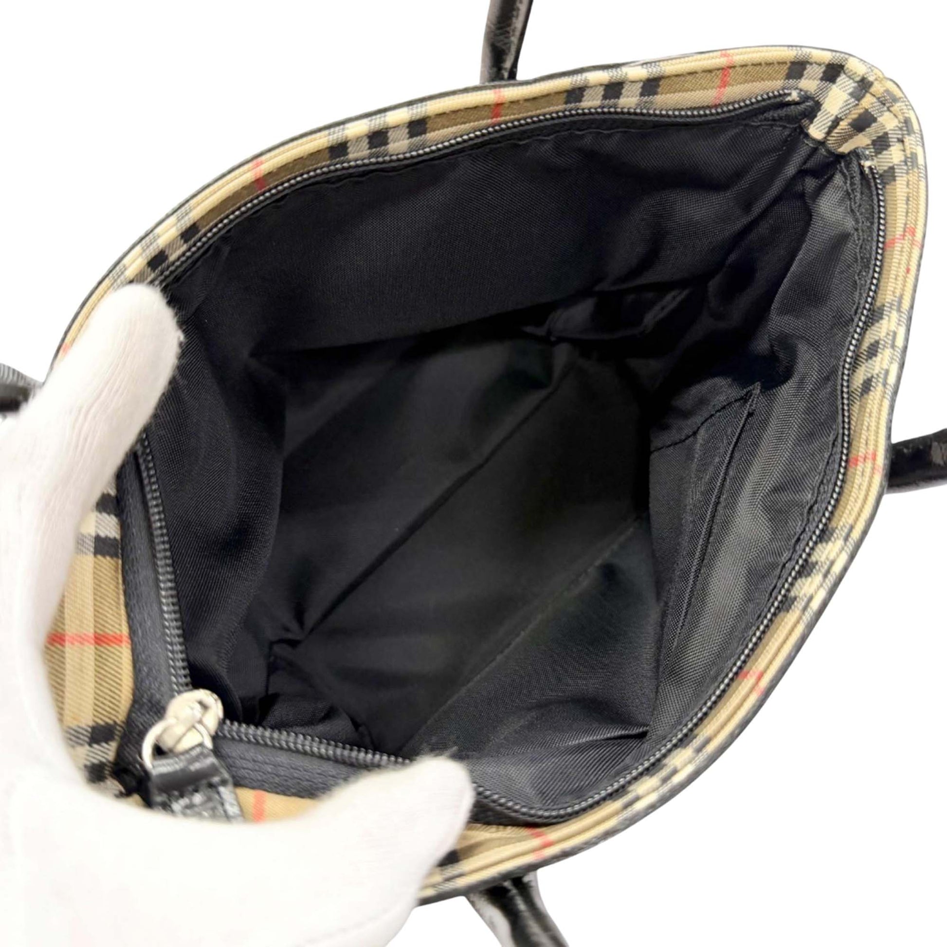 Burberry Haymarket Check Canvas Tote