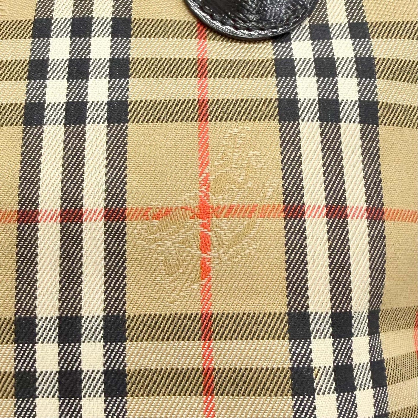 Burberry Haymarket Check Canvas Tote