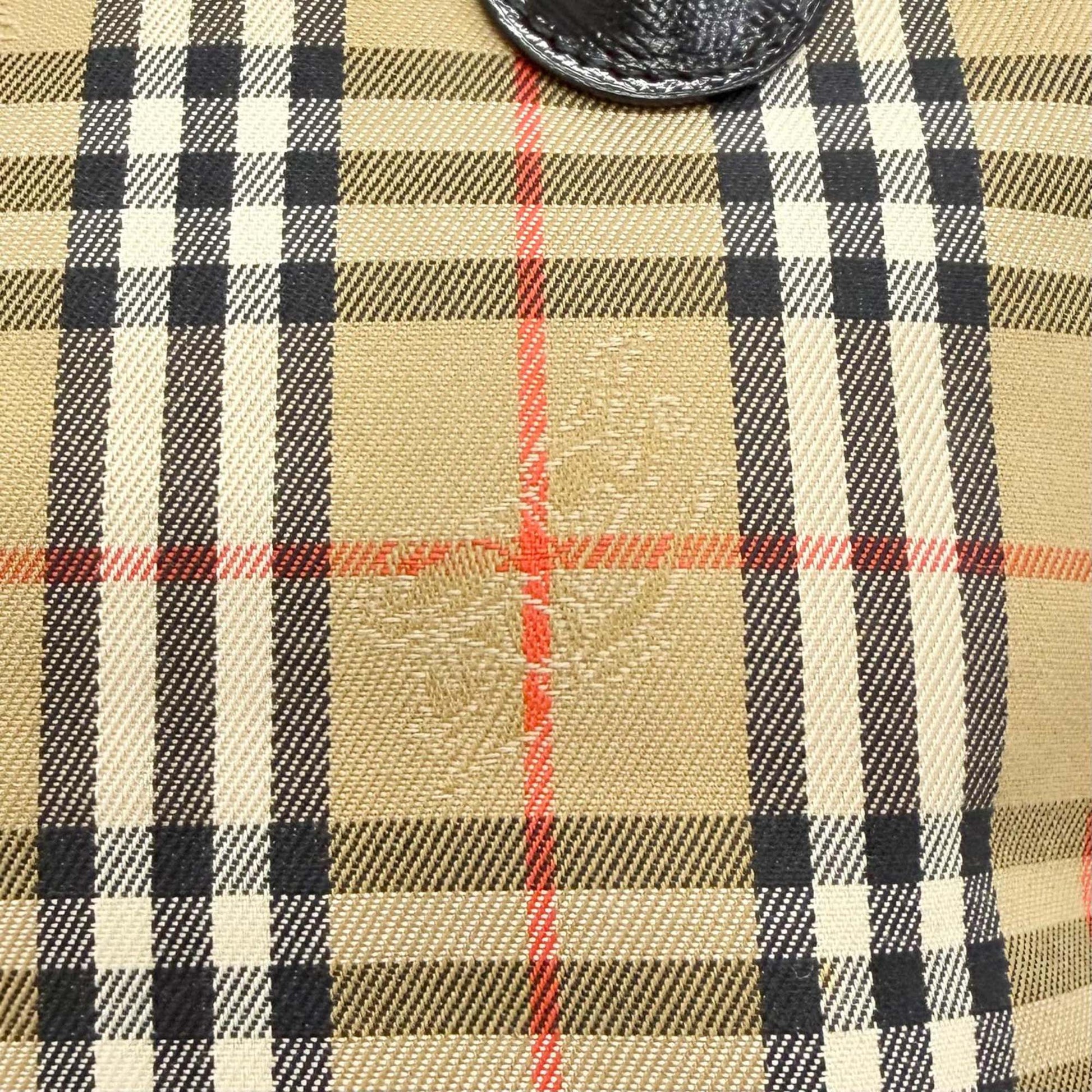 Burberry Haymarket Check Canvas Tote