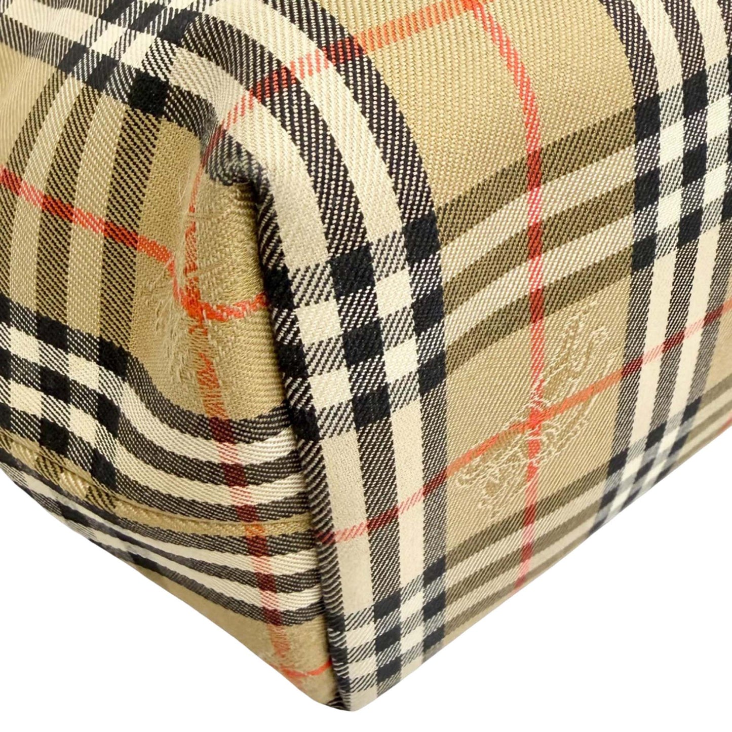 Burberry Haymarket Check Canvas Tote