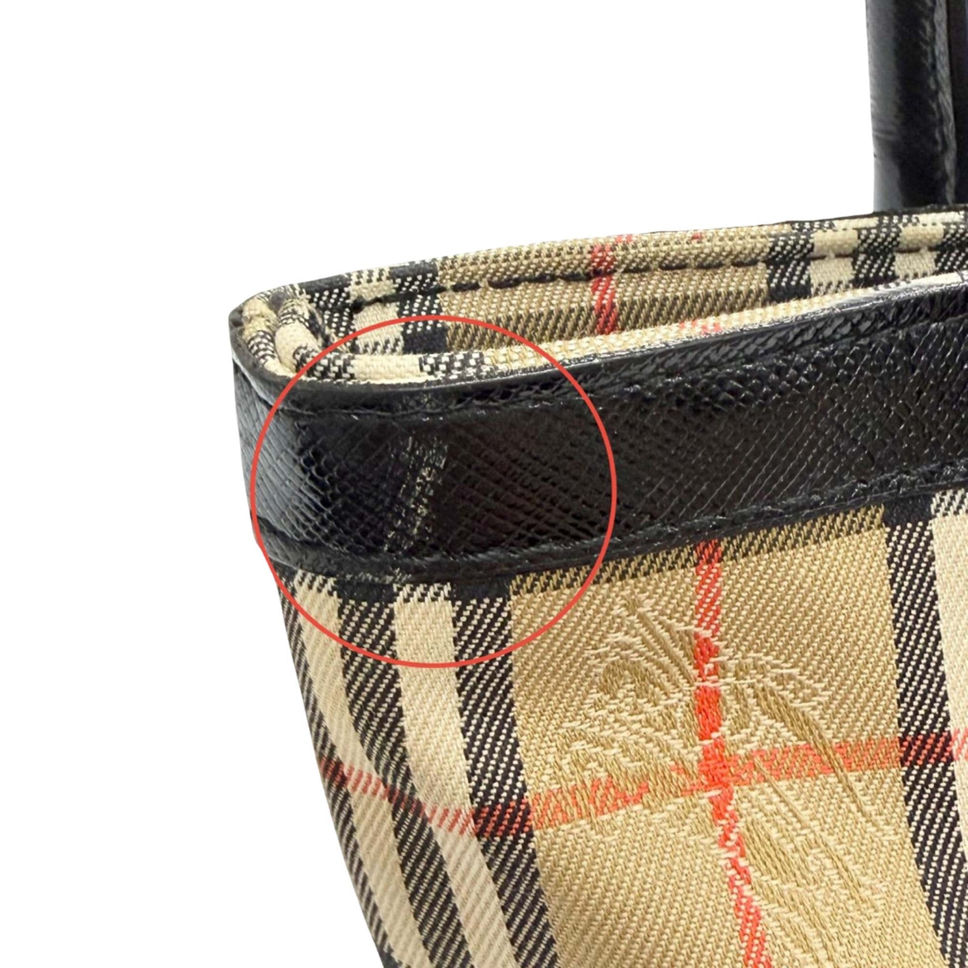 Burberry Haymarket Check Canvas Tote