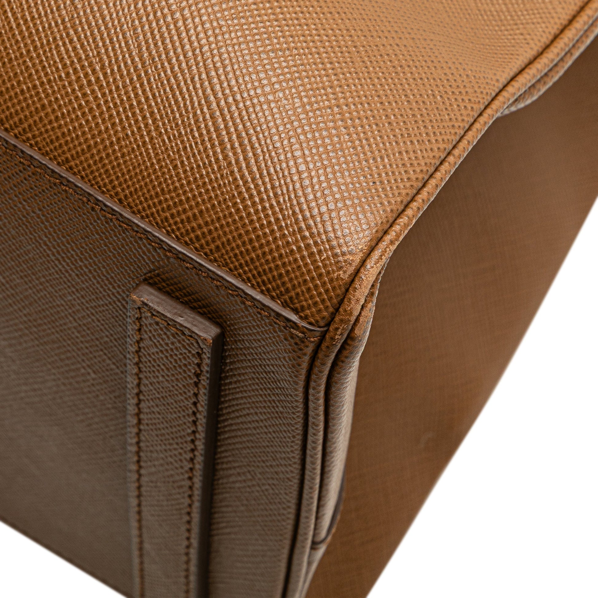 Prada Saffiano Lux Double Handle Shopping Tote