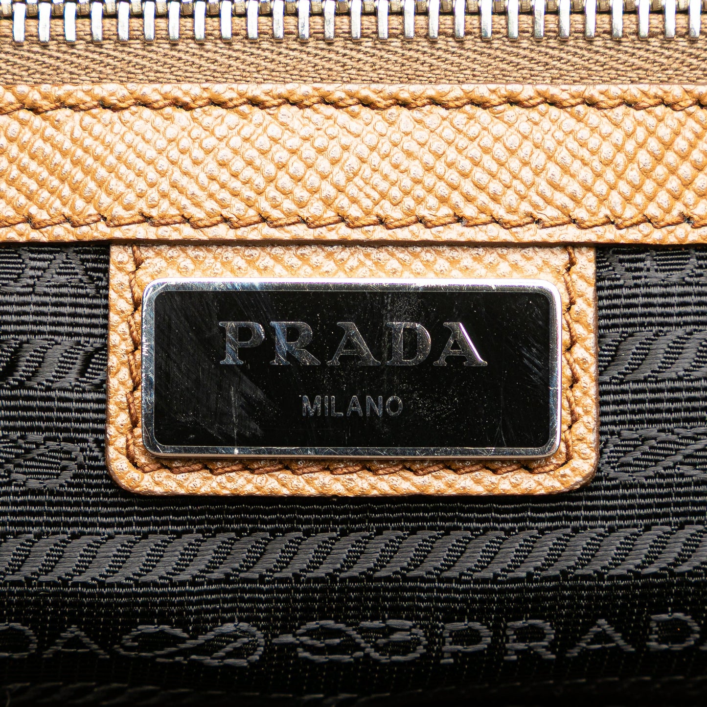 Prada Saffiano Lux Double Handle Shopping Tote