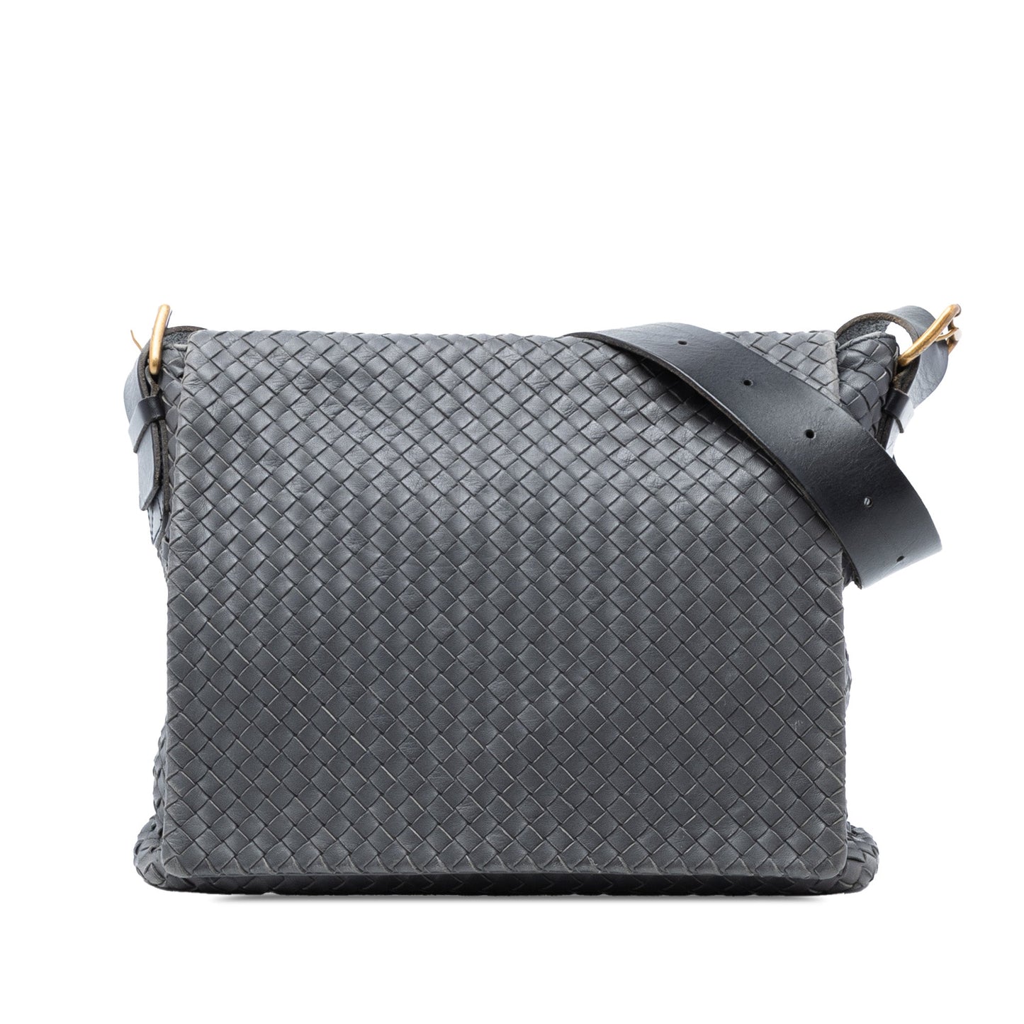 Bottega Veneta Nappa Intrecciato Flap Crossbody
