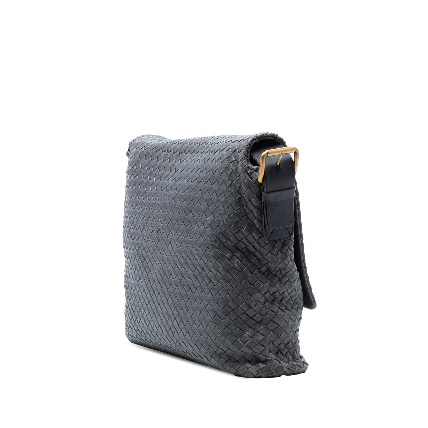 Bottega Veneta Nappa Intrecciato Flap Crossbody