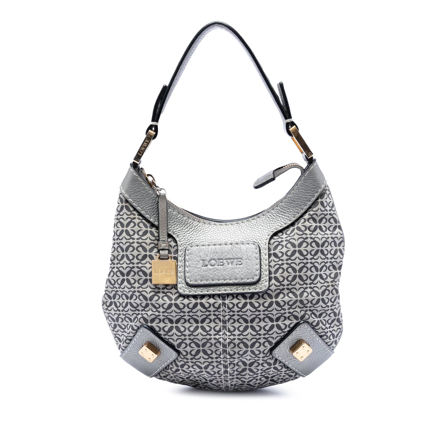 LOEWE Anagram Canvas New Road Hobo