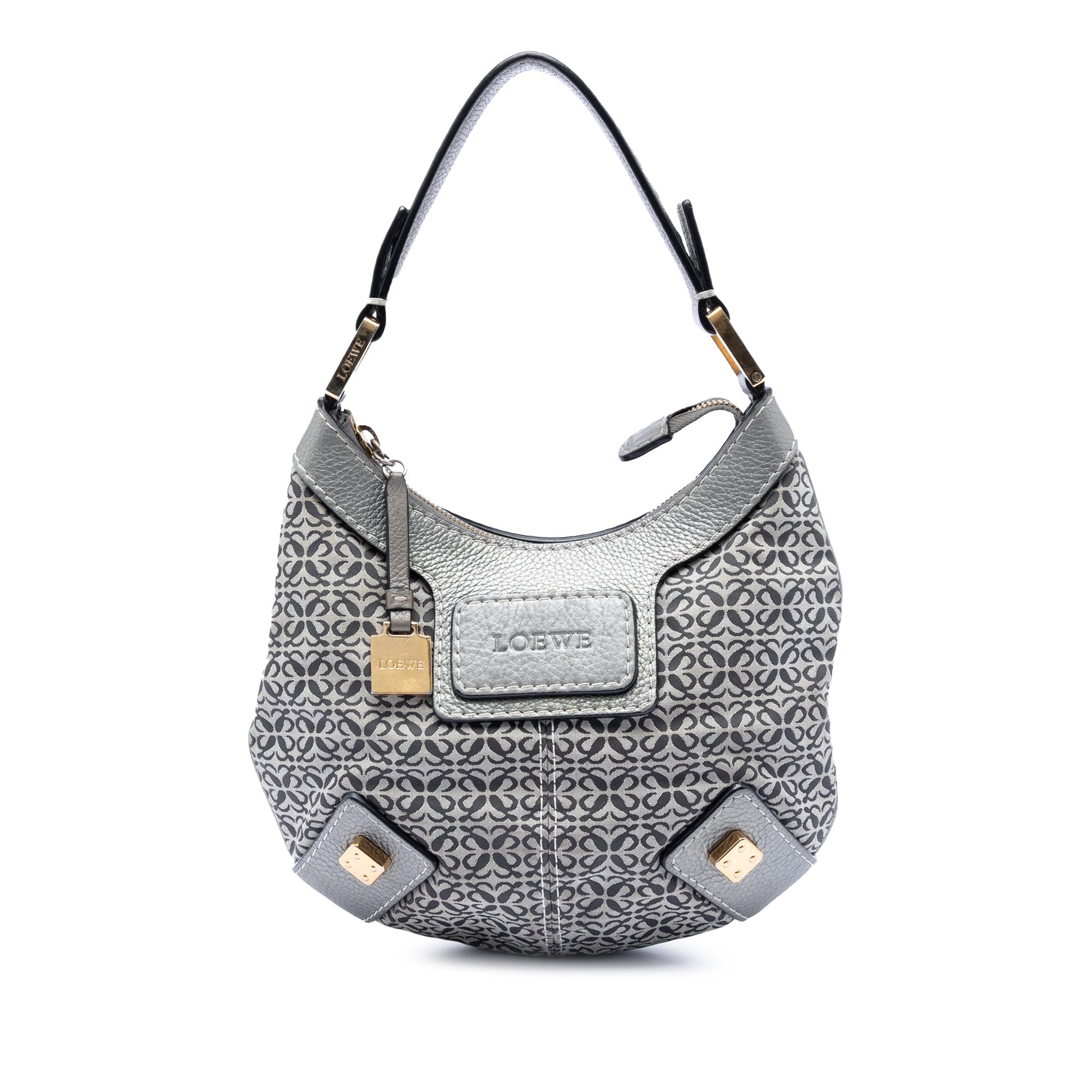 LOEWE Anagram Canvas New Road Hobo