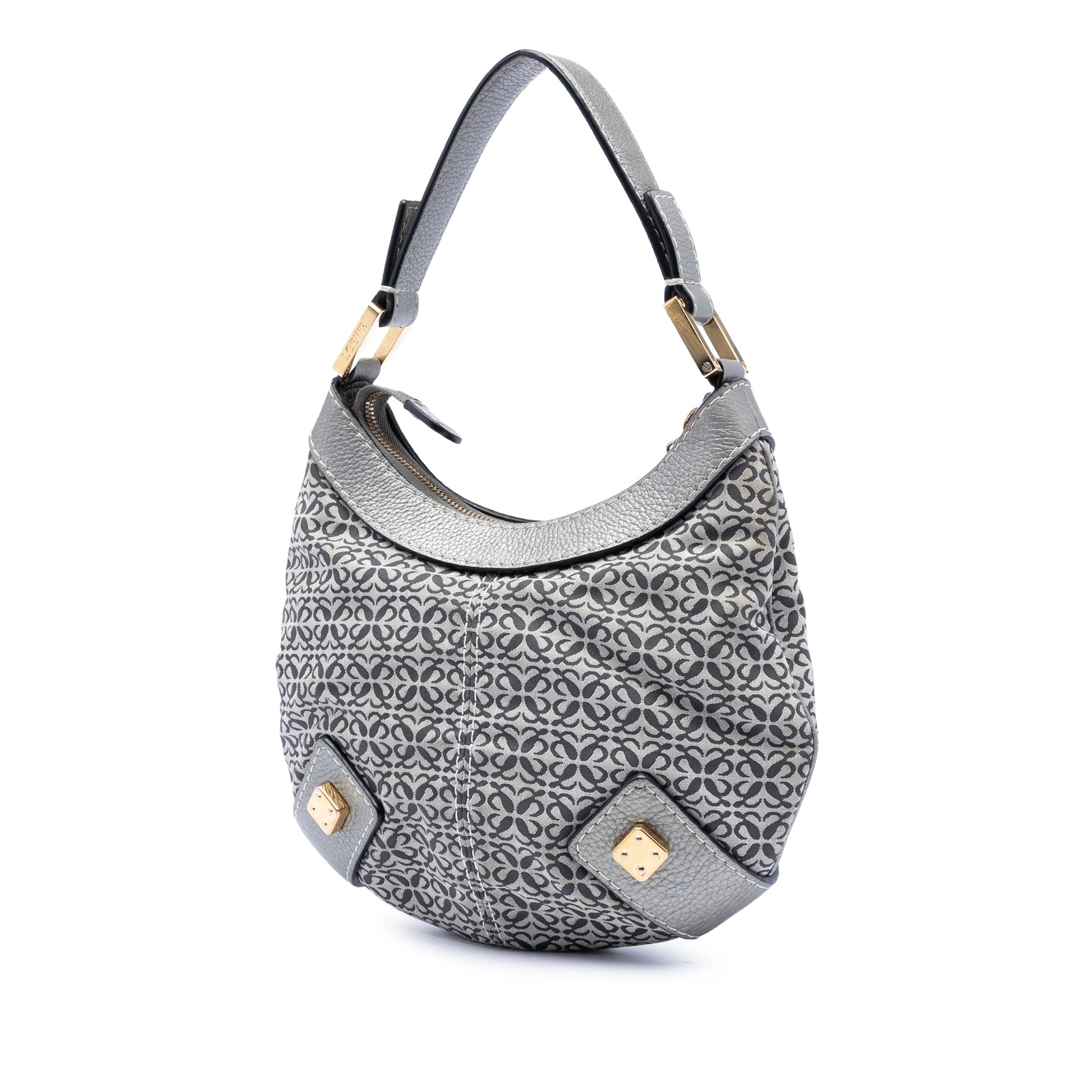 LOEWE Anagram Canvas New Road Hobo