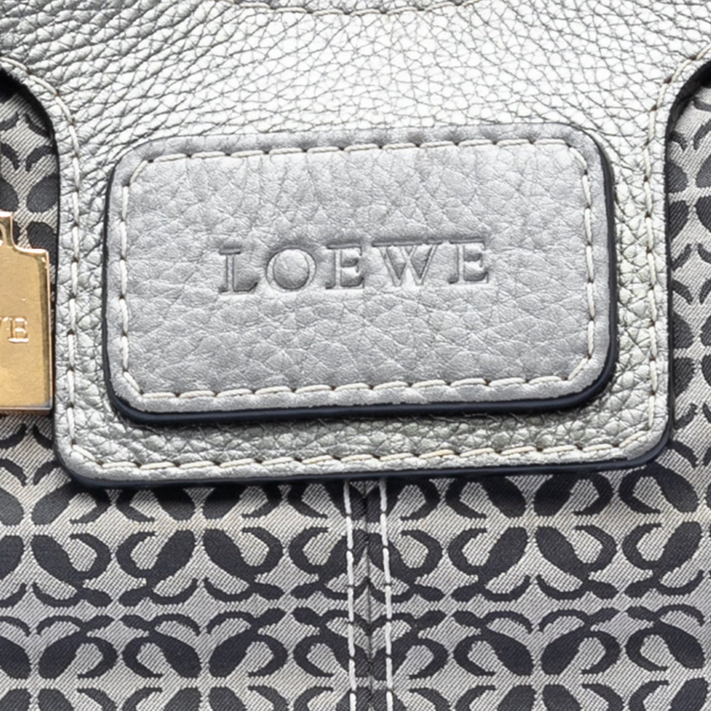 LOEWE Anagram Canvas New Road Hobo
