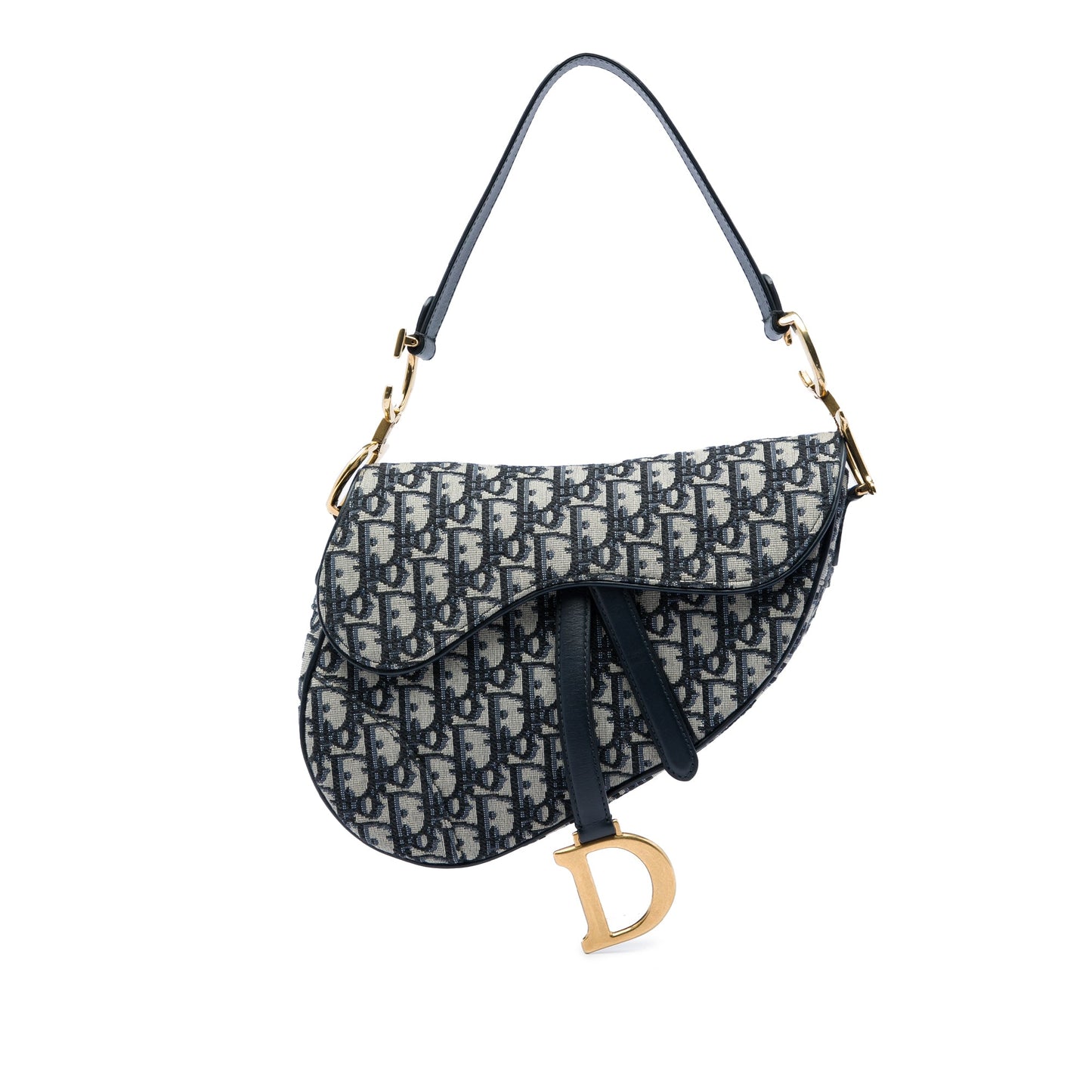 Dior Oblique Canvas Saddle Bag