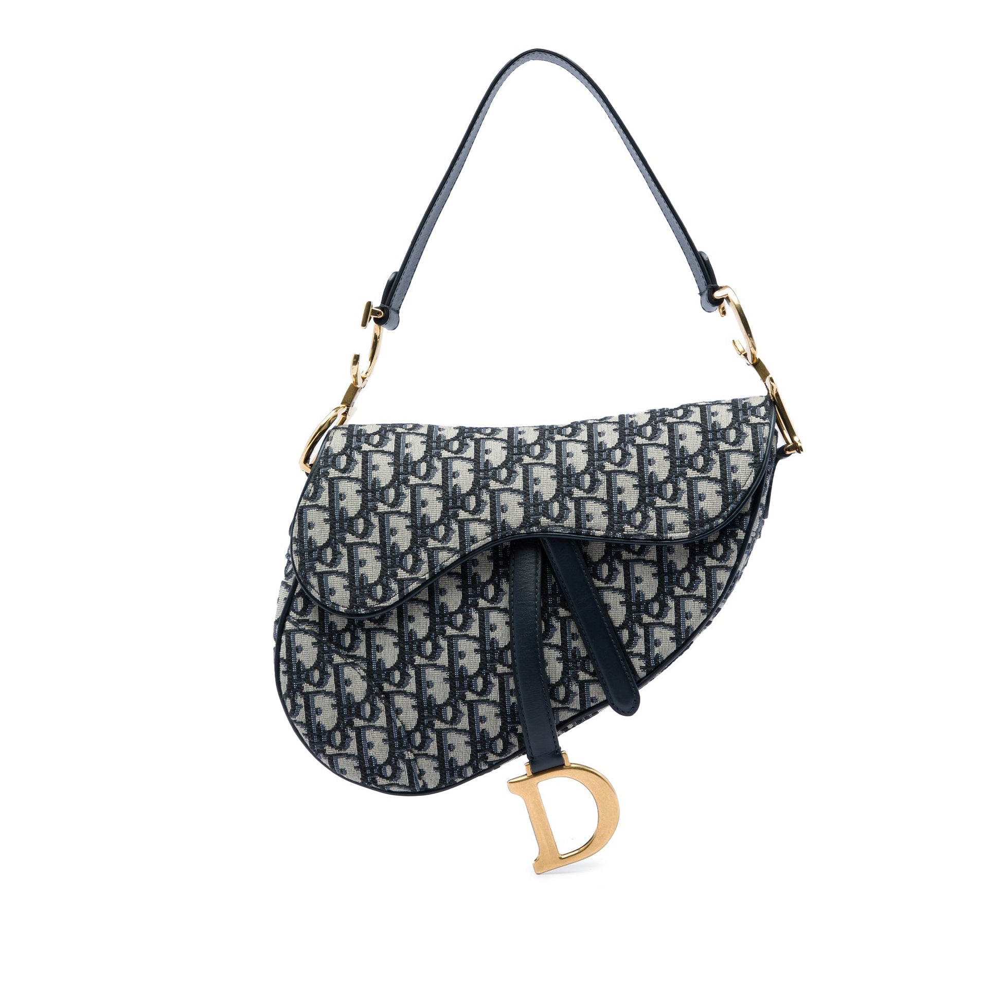 Dior Oblique Canvas Saddle Bag