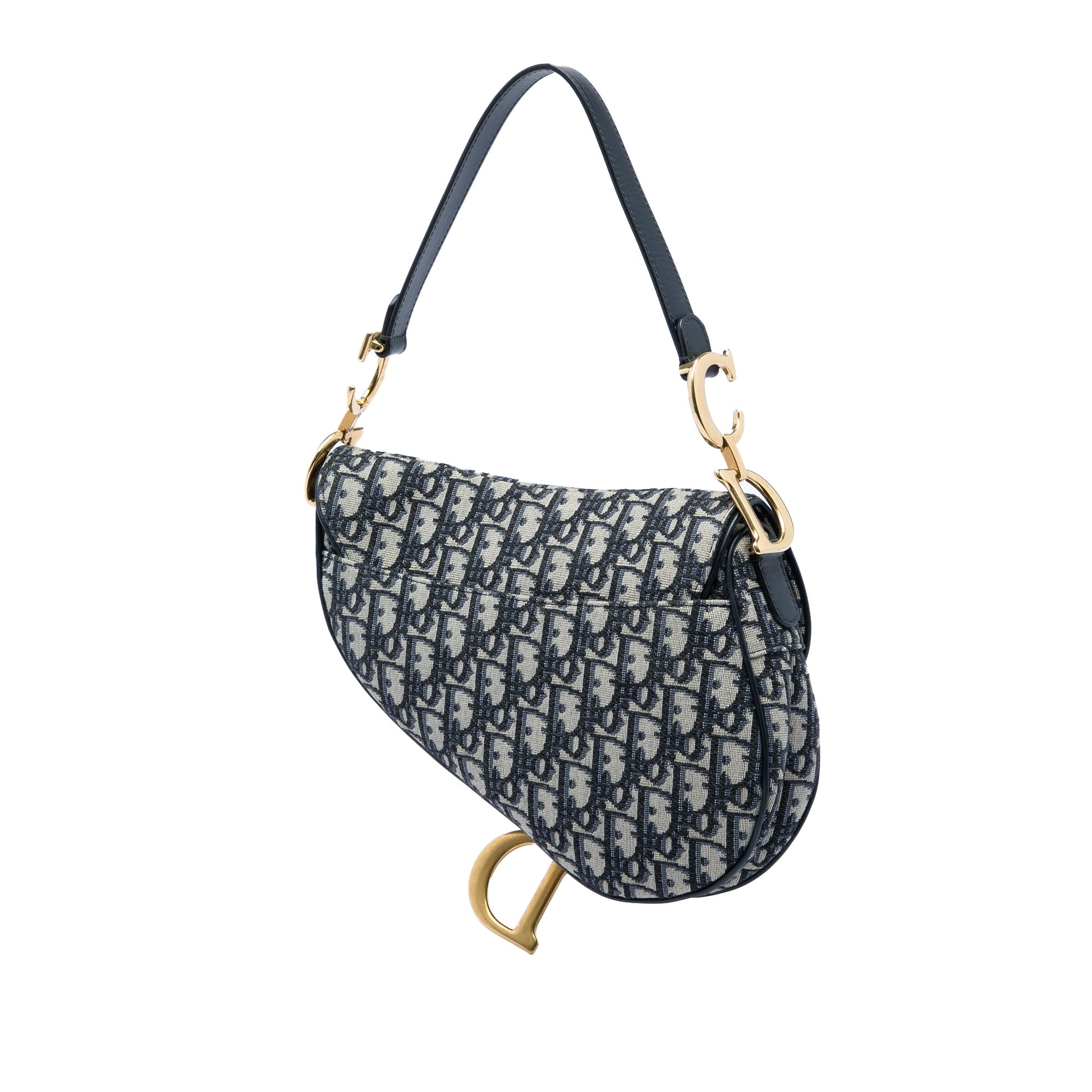 Dior Oblique Canvas Saddle Bag