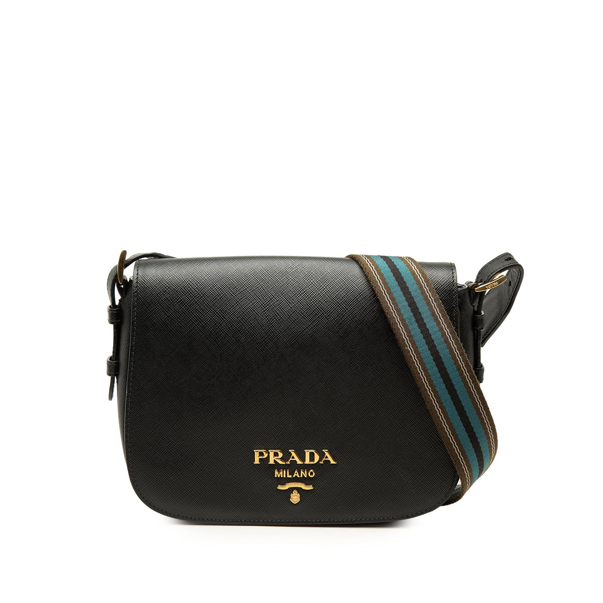 Prada Saffiano Flap Crossbody