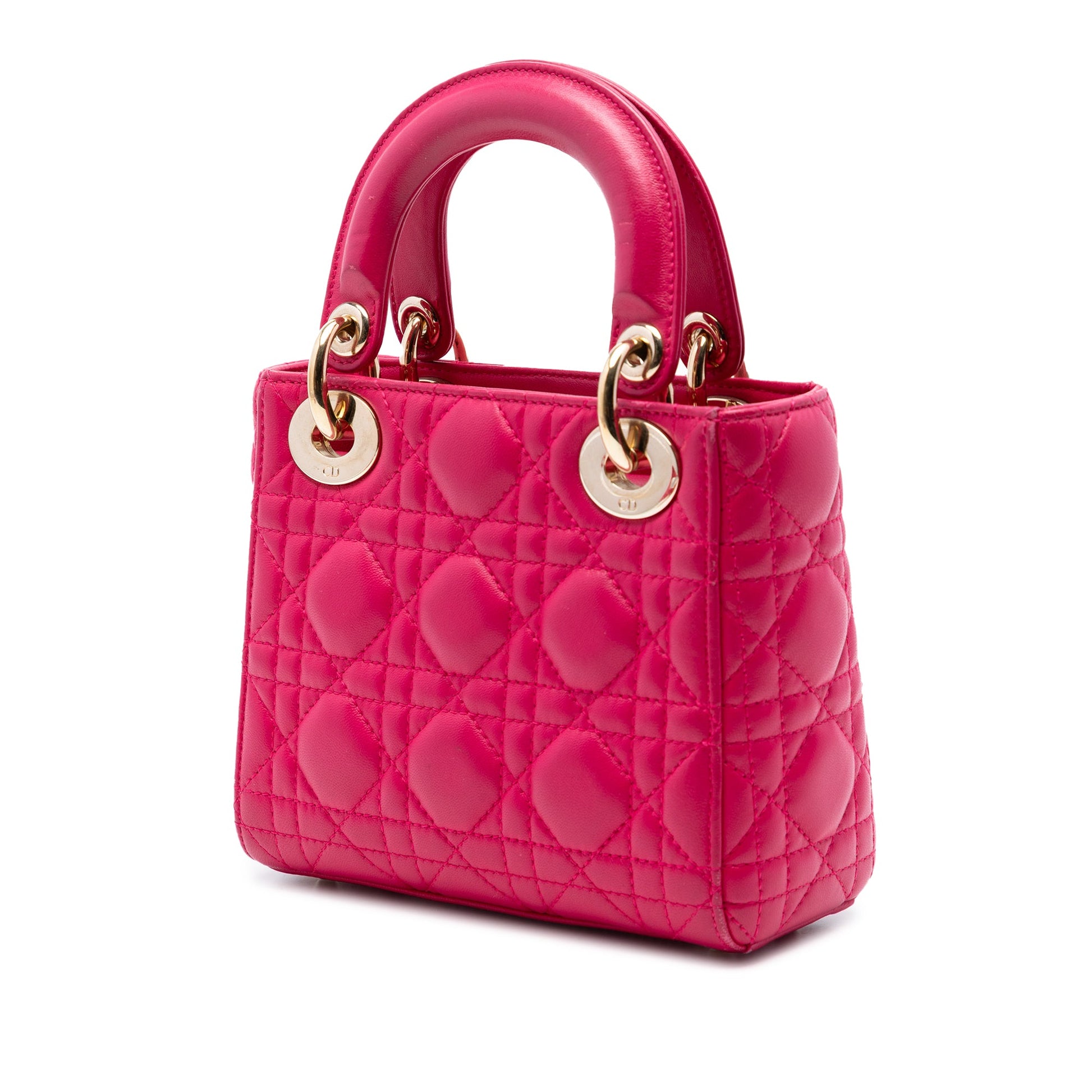 Dior Mini Lambskin Cannage Lady Dior