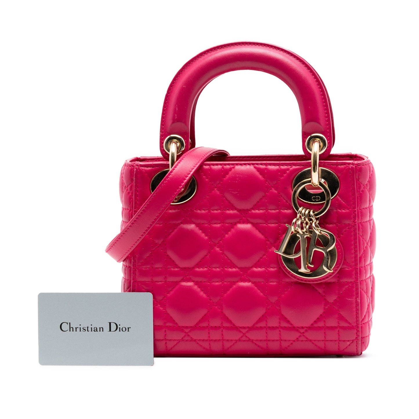 Dior Mini Lambskin Cannage Lady Dior