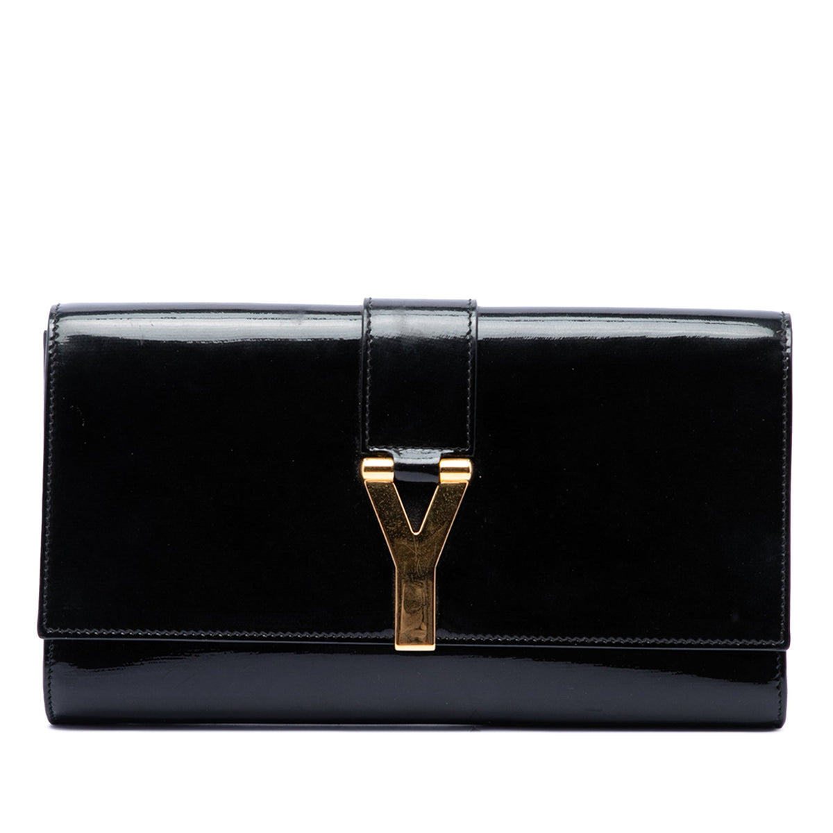 Saint Laurent Patent Chyc Ligne Clutch