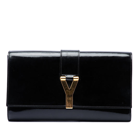 Saint Laurent Patent Chyc Ligne Clutch