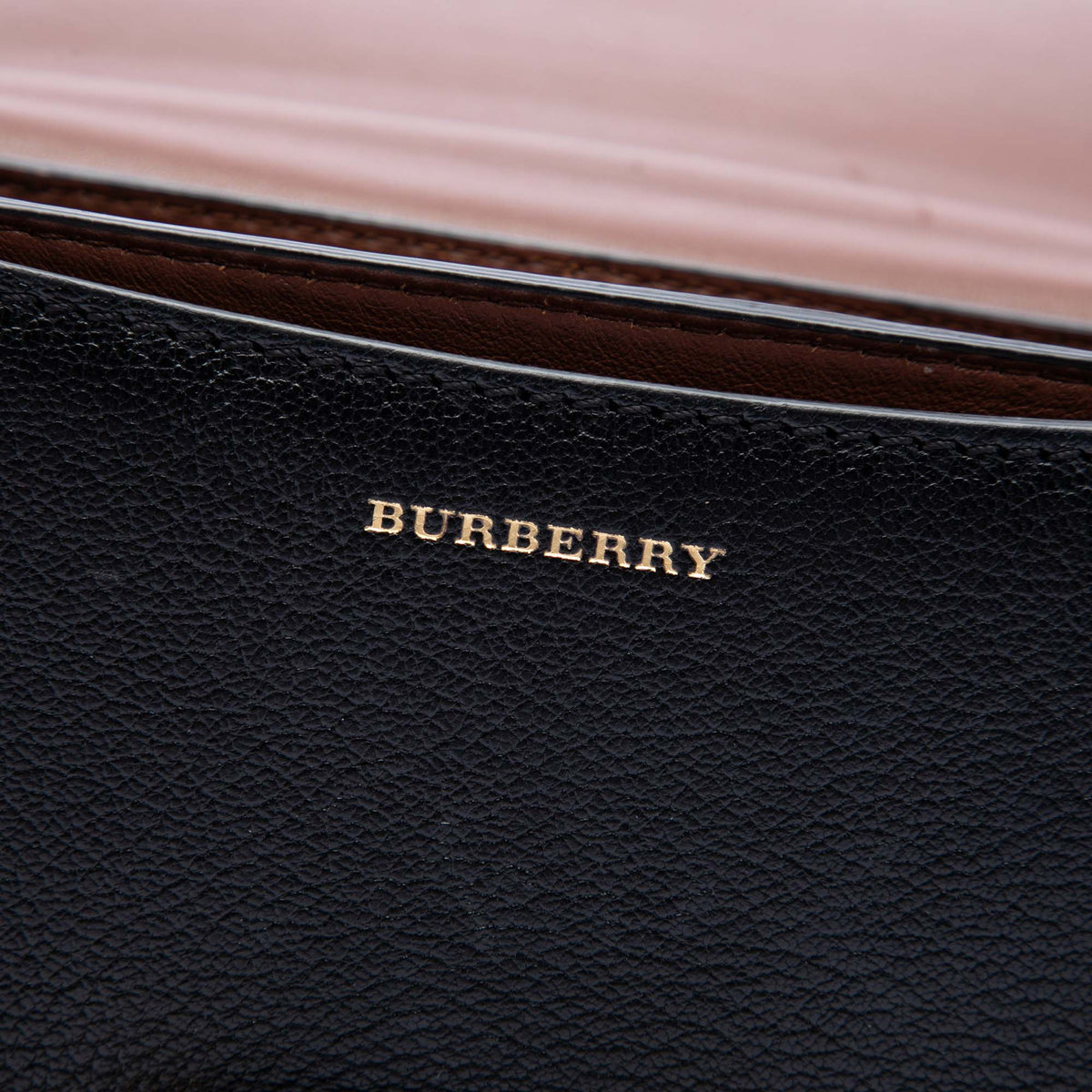 Burberry Small Goatskin Trimmed House Check Canvas D Ring Crossbody — Beige