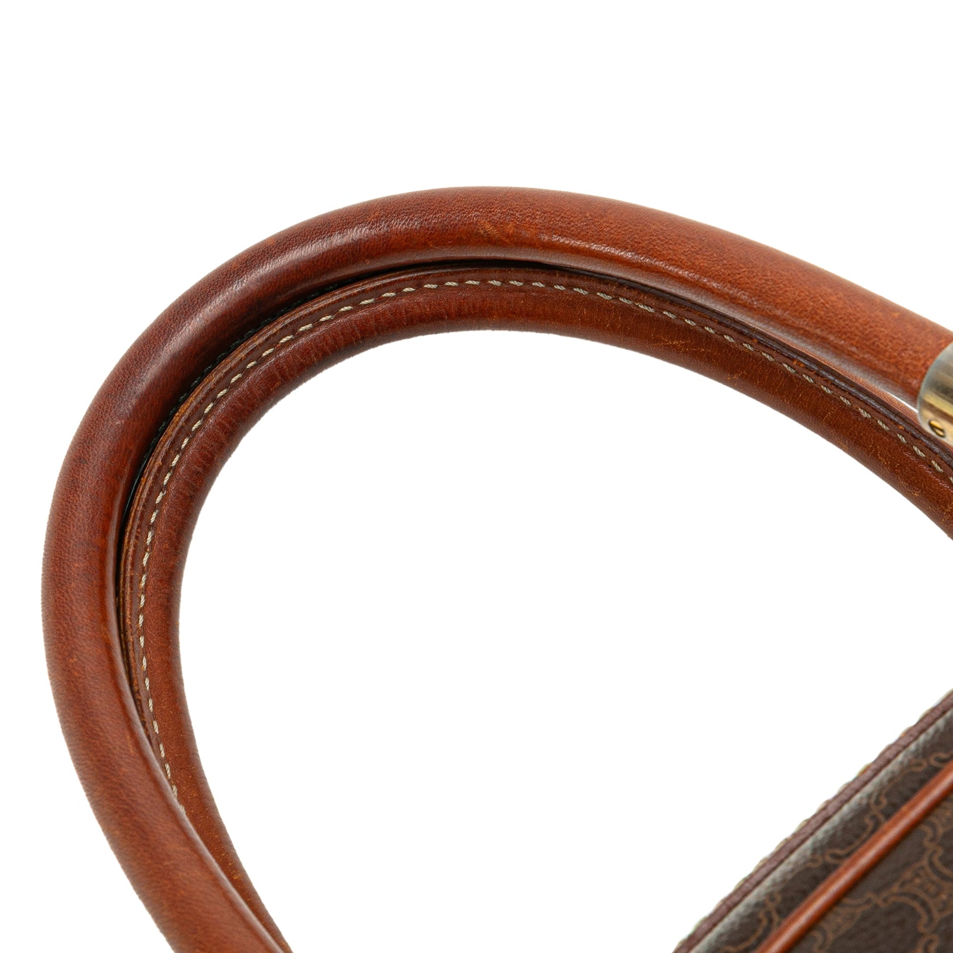 Celine Macadam Coated Canvas Handbag