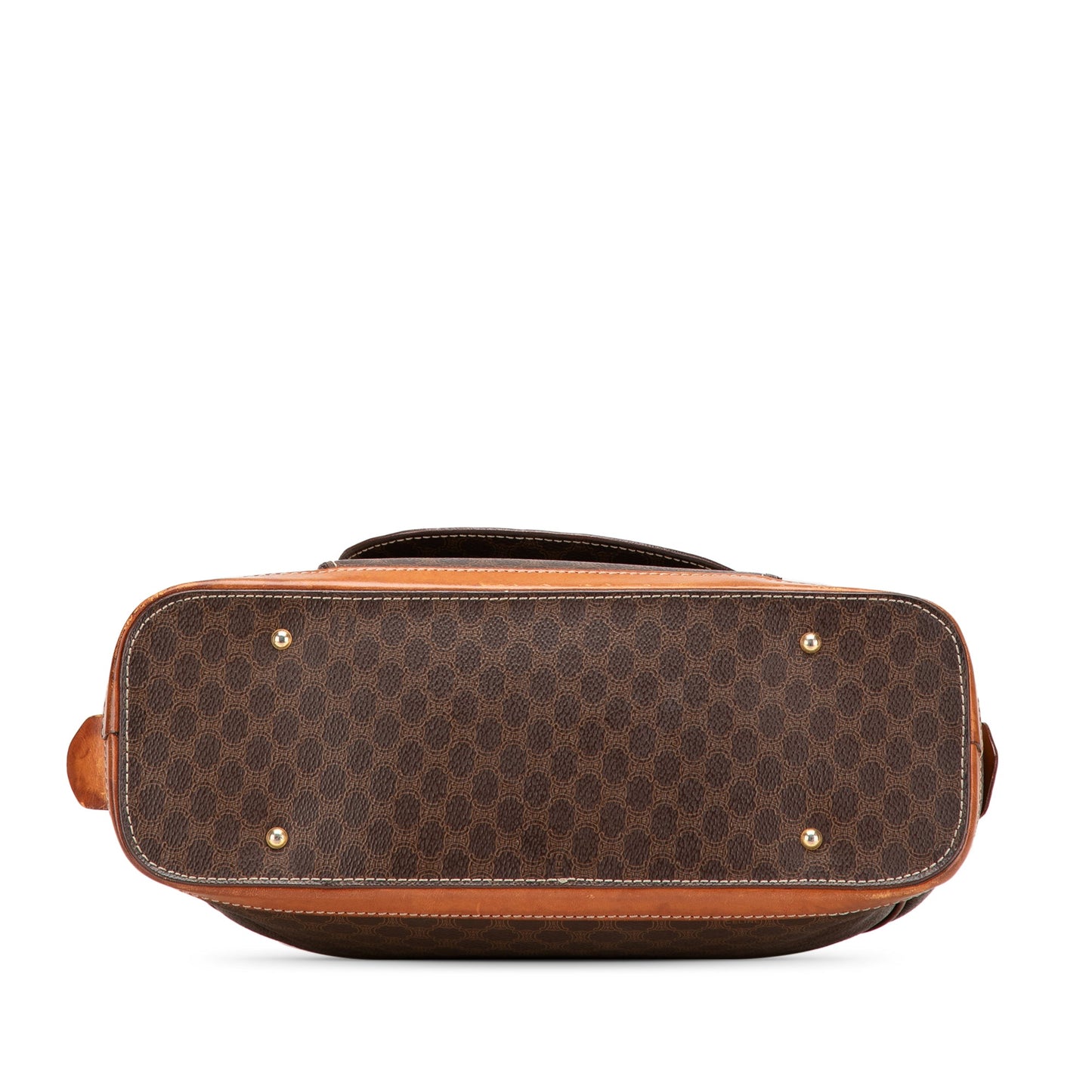 Celine Macadam Coated Canvas Handbag