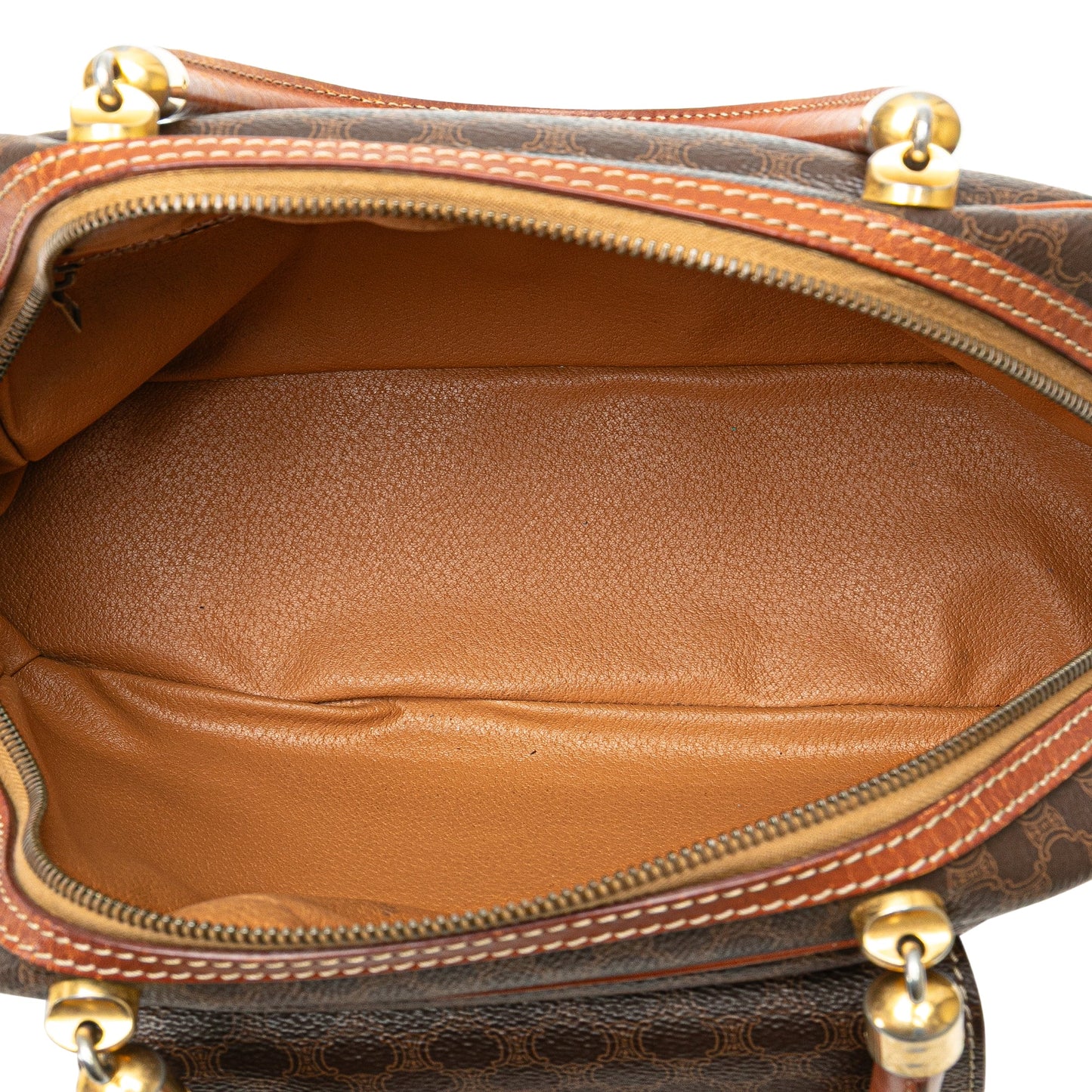 Celine Macadam Coated Canvas Handbag