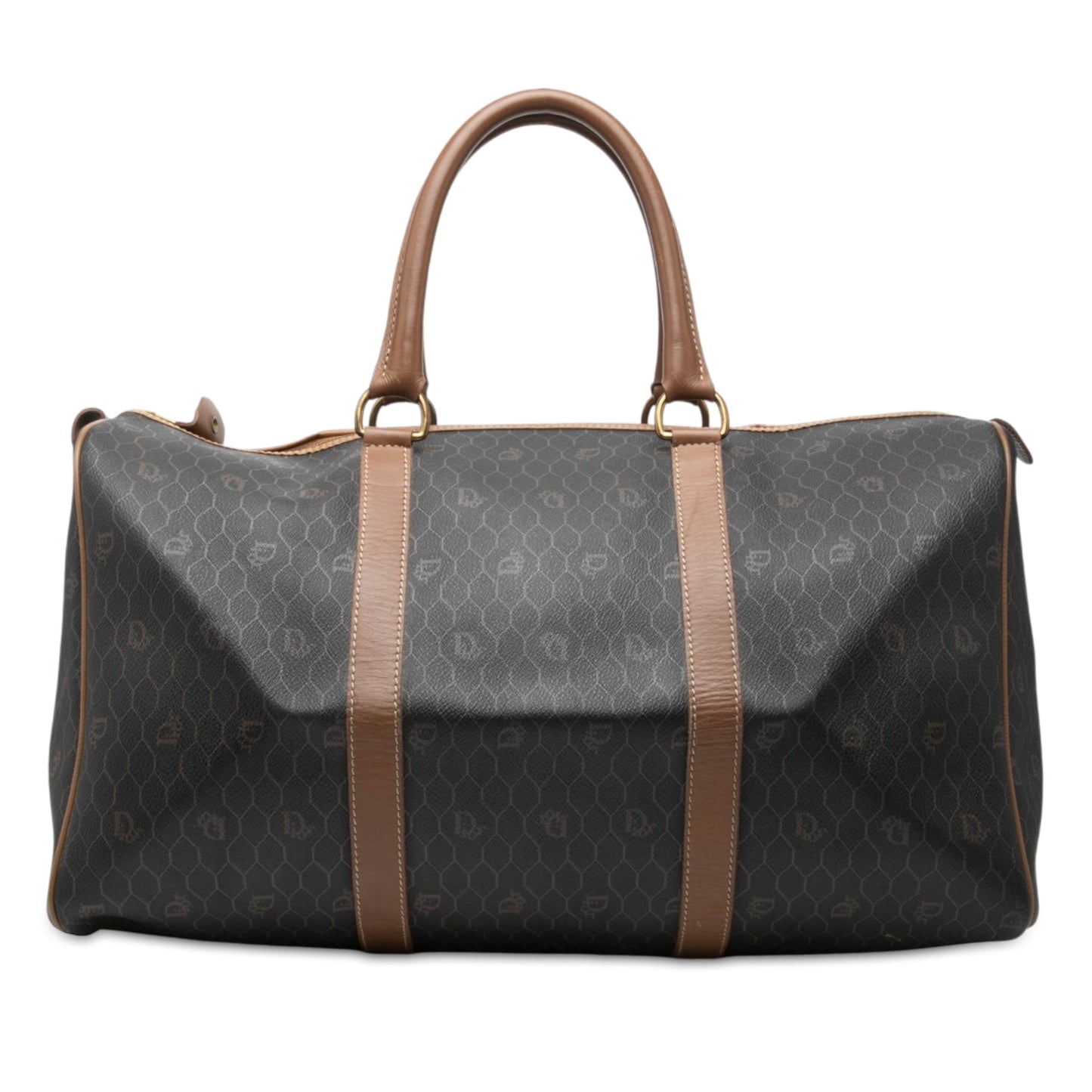 Dior Honeycomb Coated Canvas Travel Bag