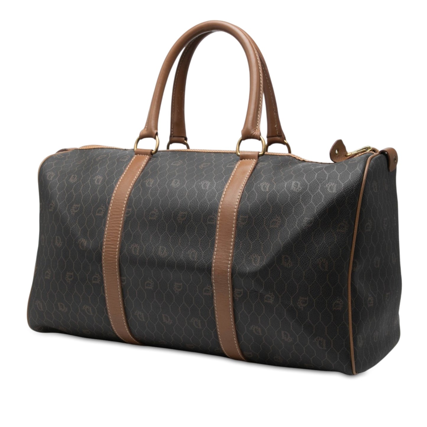 Dior Honeycomb Coated Canvas Travel Bag