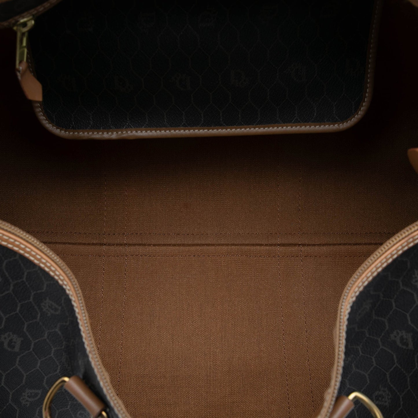 Dior Honeycomb Coated Canvas Travel Bag