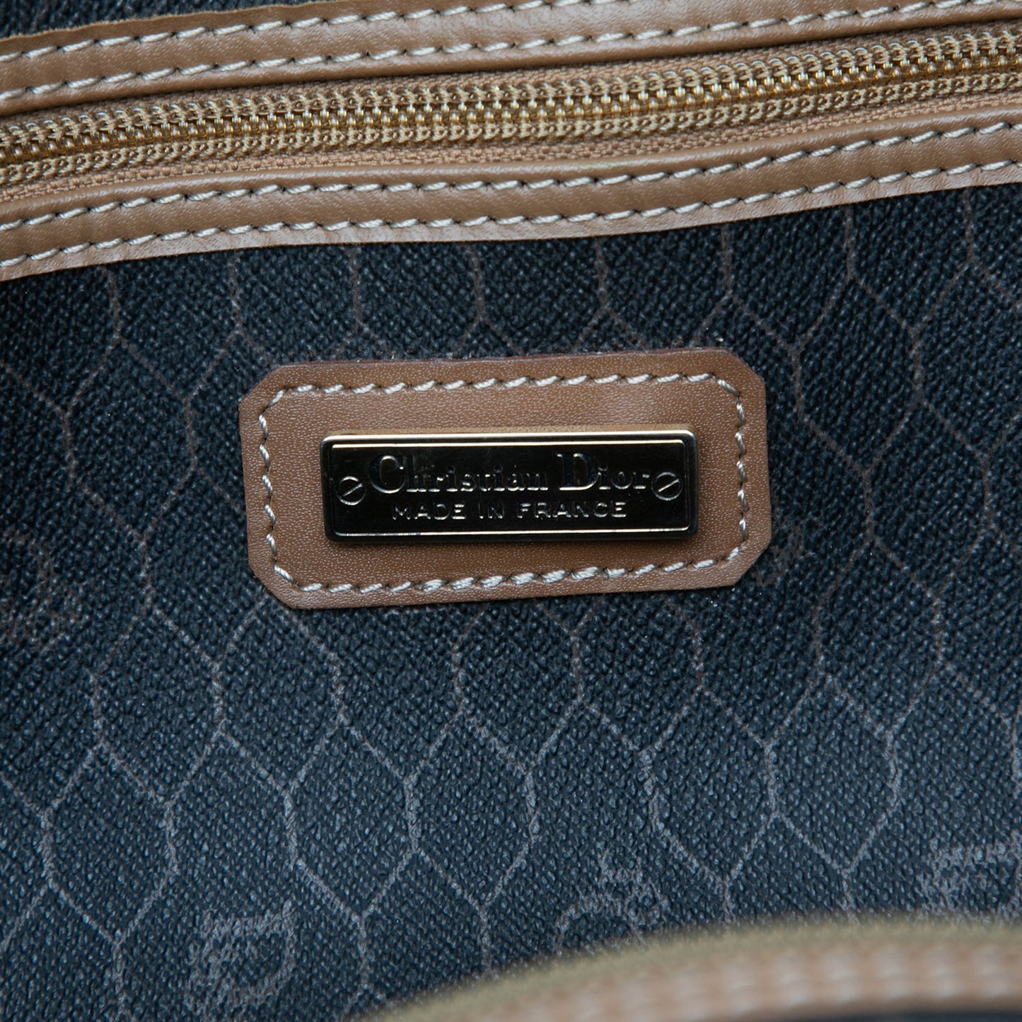 Dior Honeycomb Coated Canvas Travel Bag