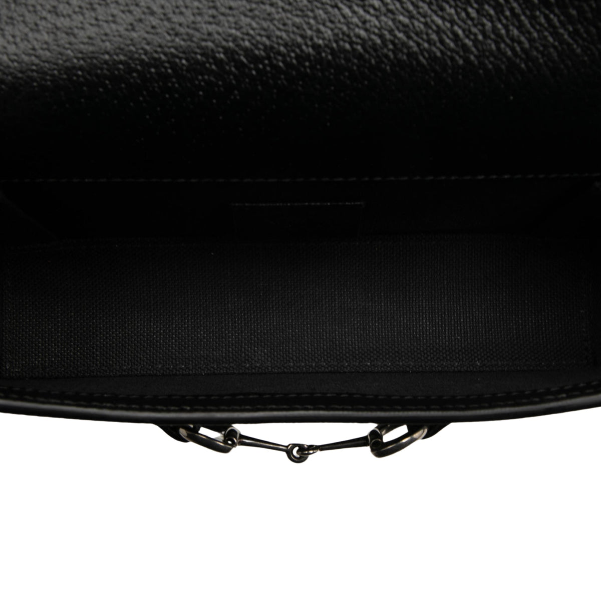 Gucci Mini Jumbo GG Canvas Horsebit 1955 Crossbody — Black