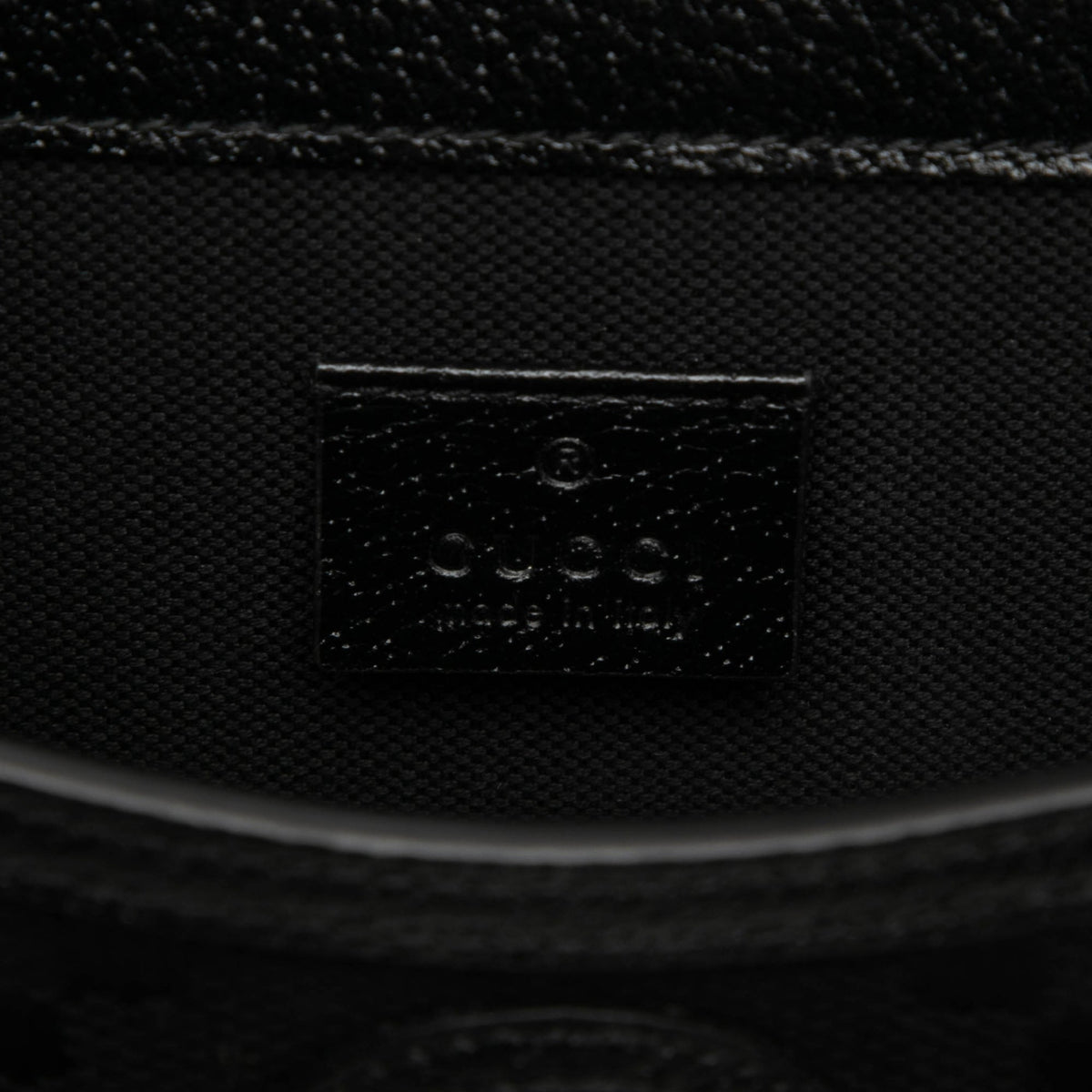 Gucci Mini Jumbo GG Canvas Horsebit 1955 Crossbody — Black