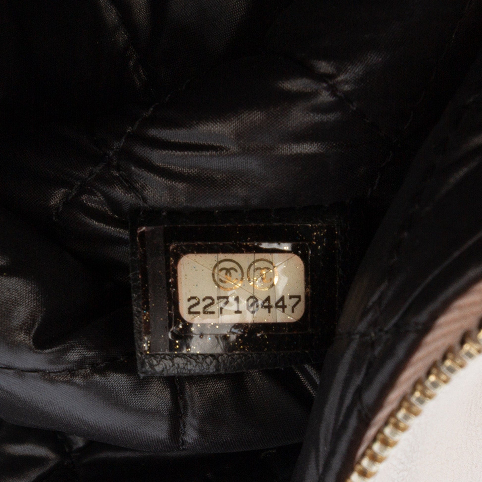 Chanel Medium Quilted Lambskin and Calfskin Pearl O Case Clutch