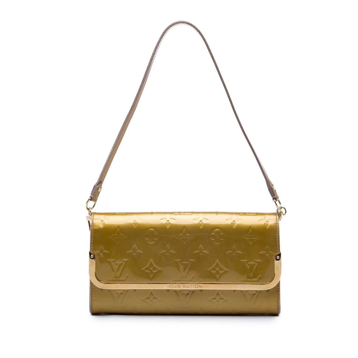 Louis Vuitton Monogram Vernis Rossmore MM — Gold