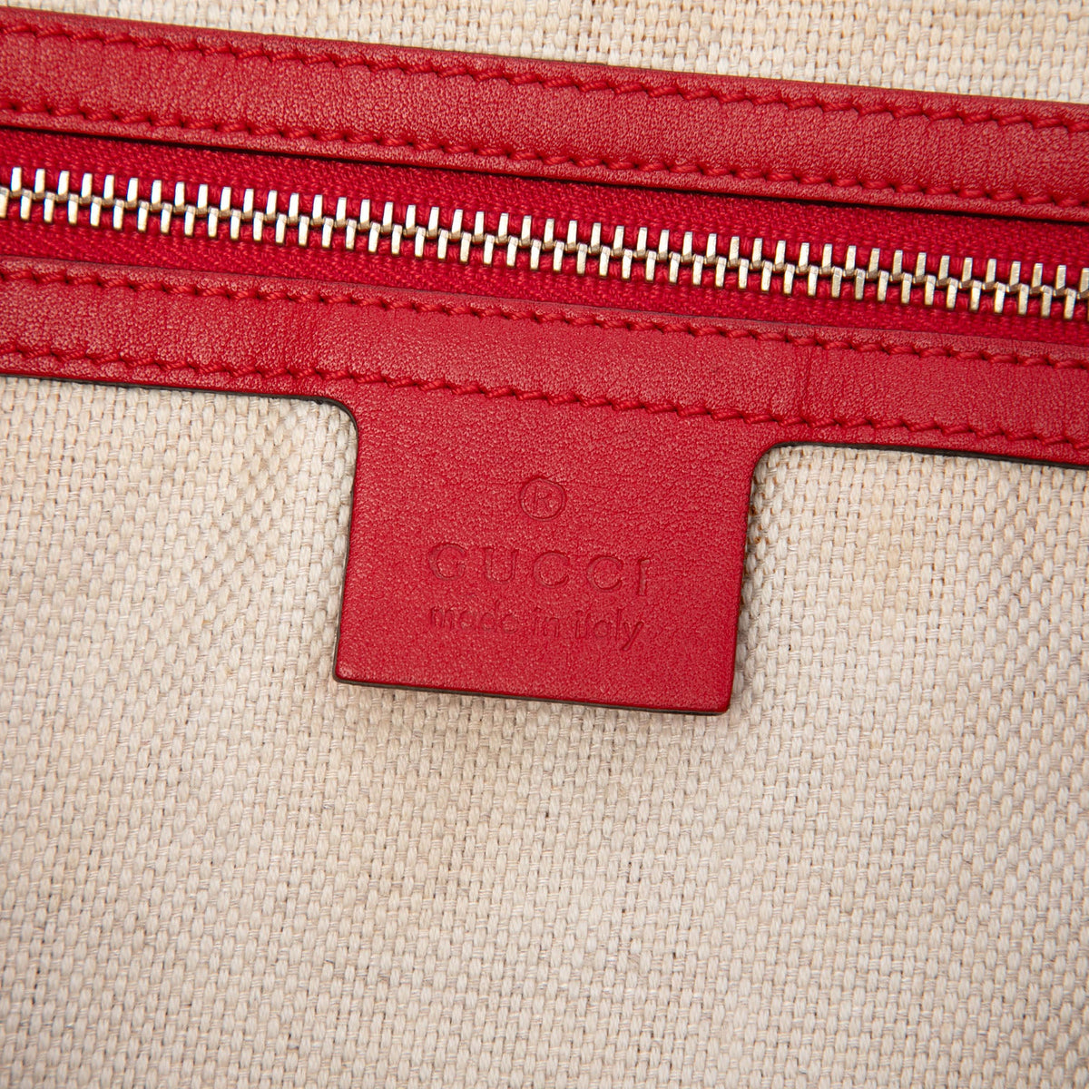 Gucci Medium GG Canvas Valentine Top Handle Bag