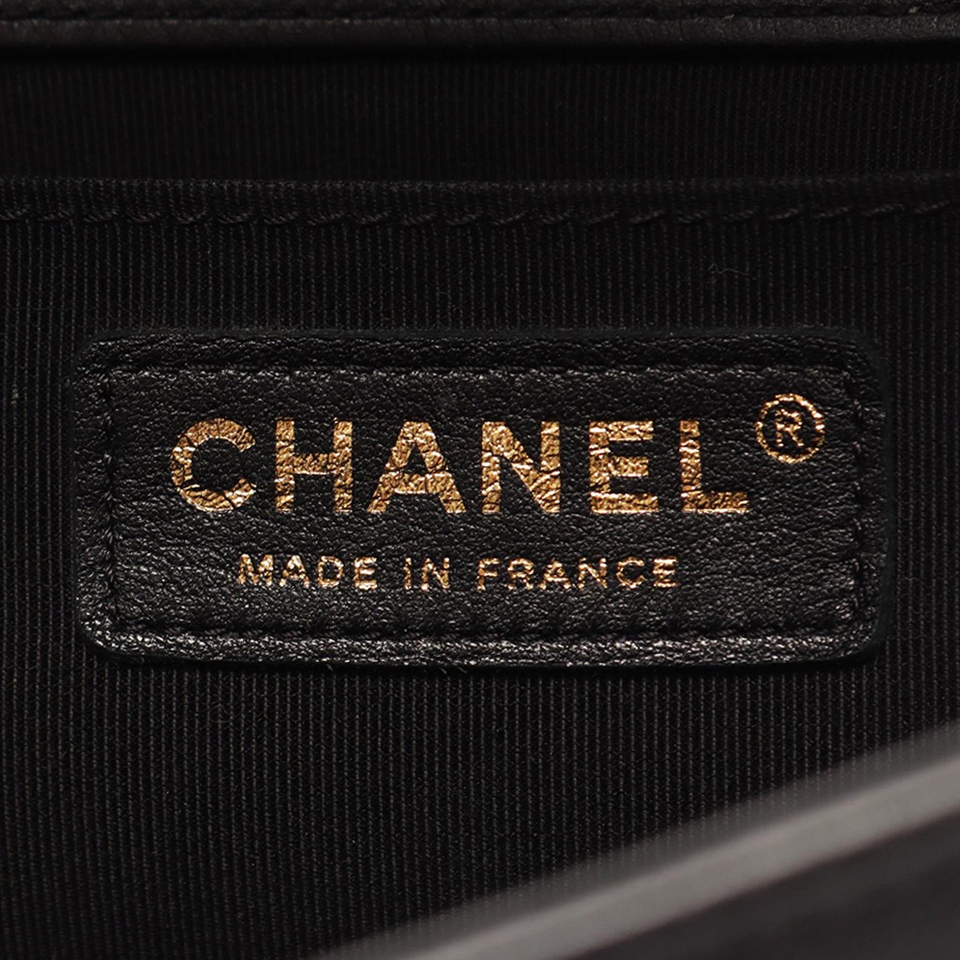Chanel Old Medium Chevron Lambskin Boy Flap