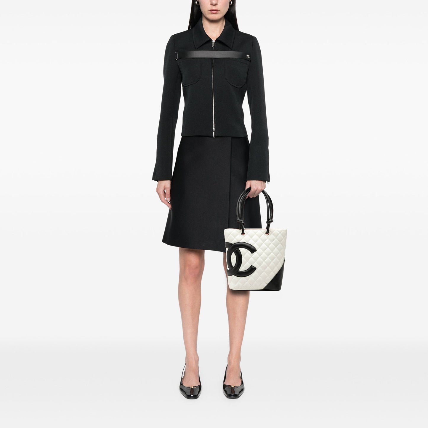 Chanel Medium Quilted Calfskin Cambon Ligne Tote