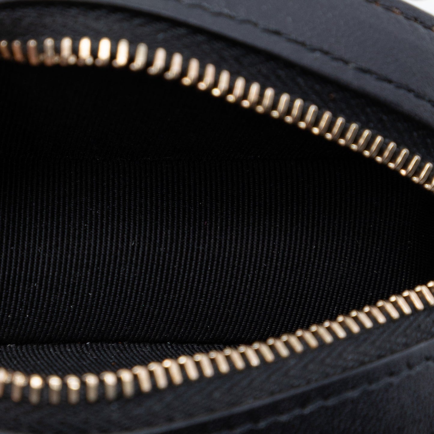 Chanel CC Quilted Lambskin Round Chain Around Clutch With Chain