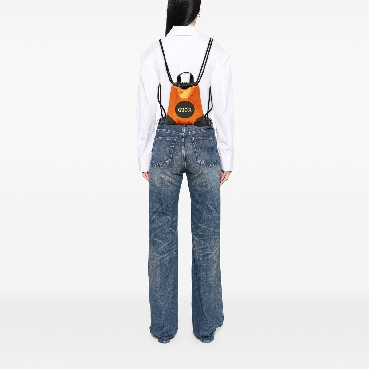 Gucci GG Nylon Off The Grid Drawstring Backpack