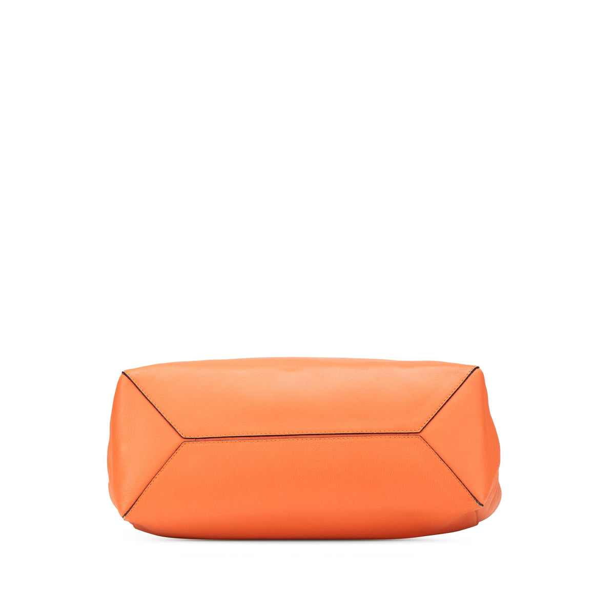 LOEWE Anagram Leather East West Tote — Orange