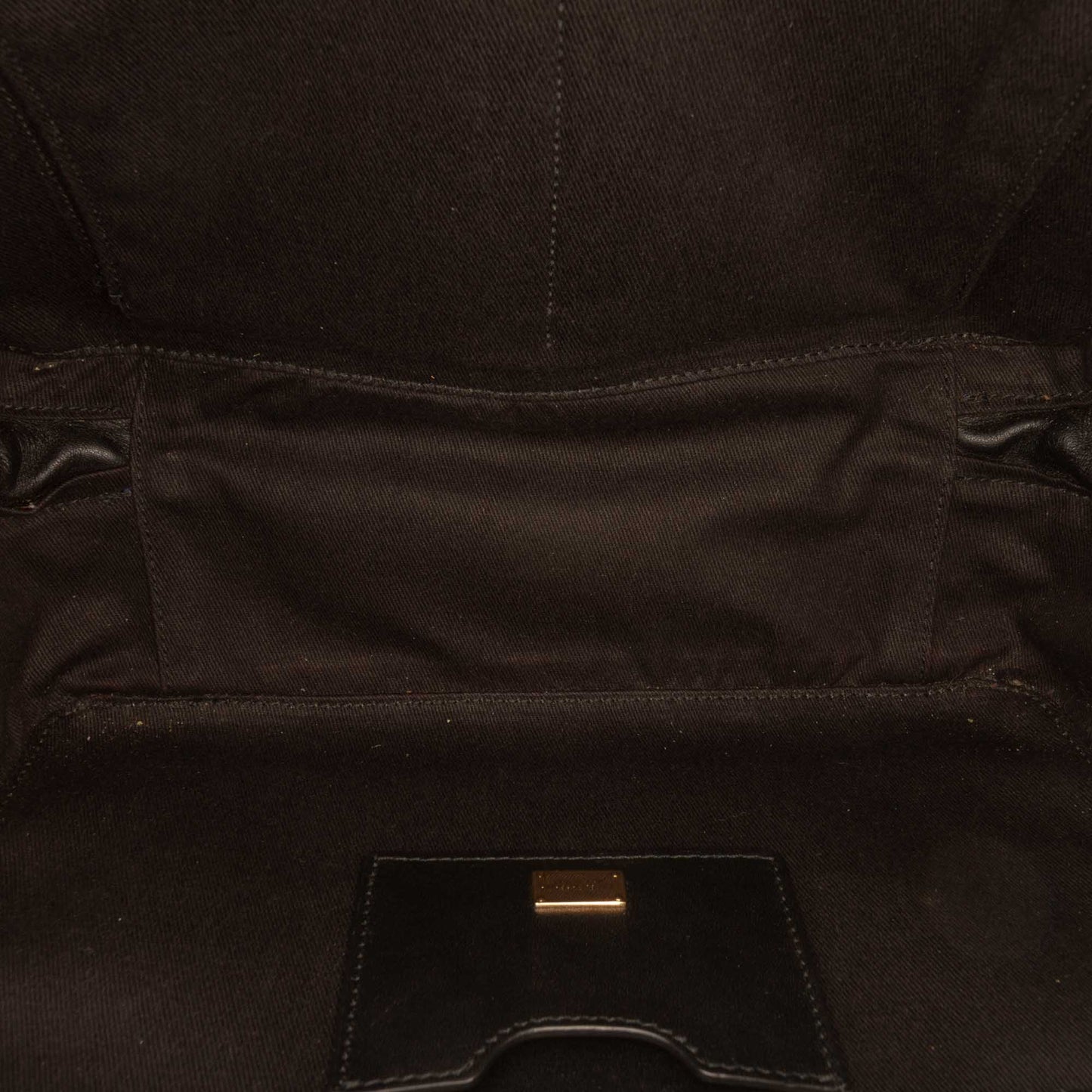 Dolce & Gabbana Leather Striped Box Top Handle Bag