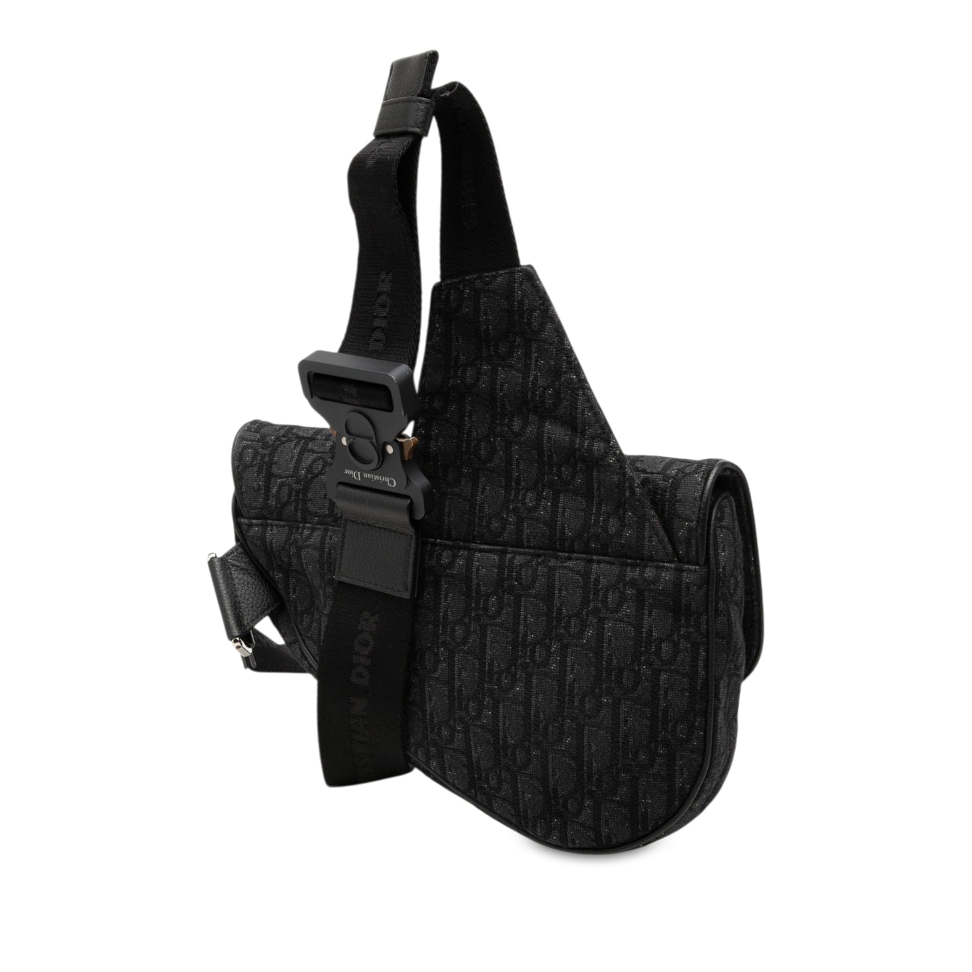 Dior Oblique Canvas Saddle Crossbody
