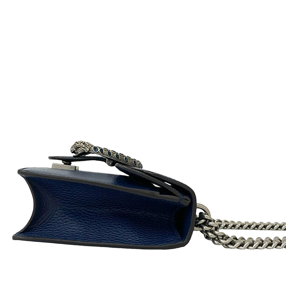 Gucci Small Leather Dionysus Crossbody — Blue
