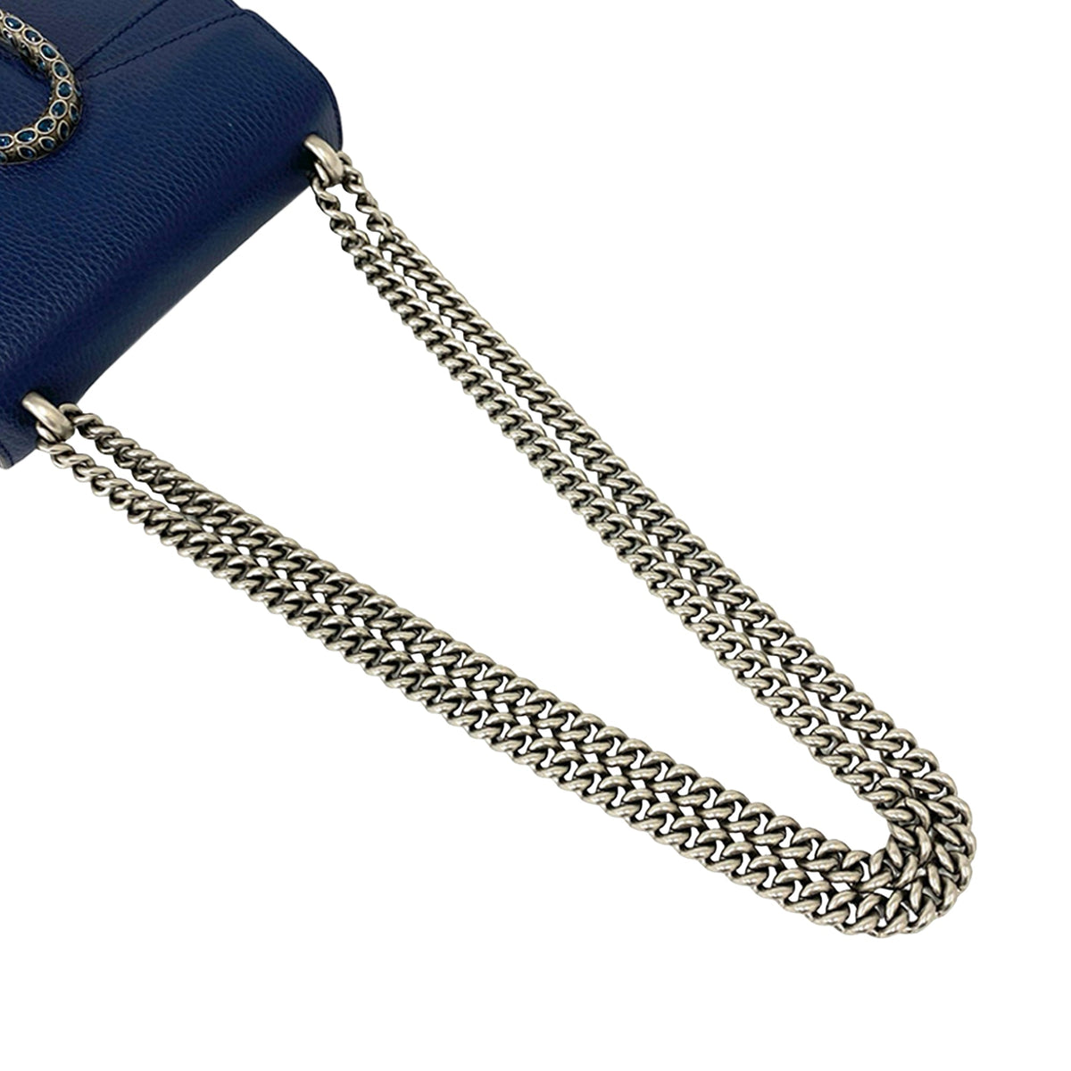 Gucci Small Leather Dionysus Crossbody — Blue